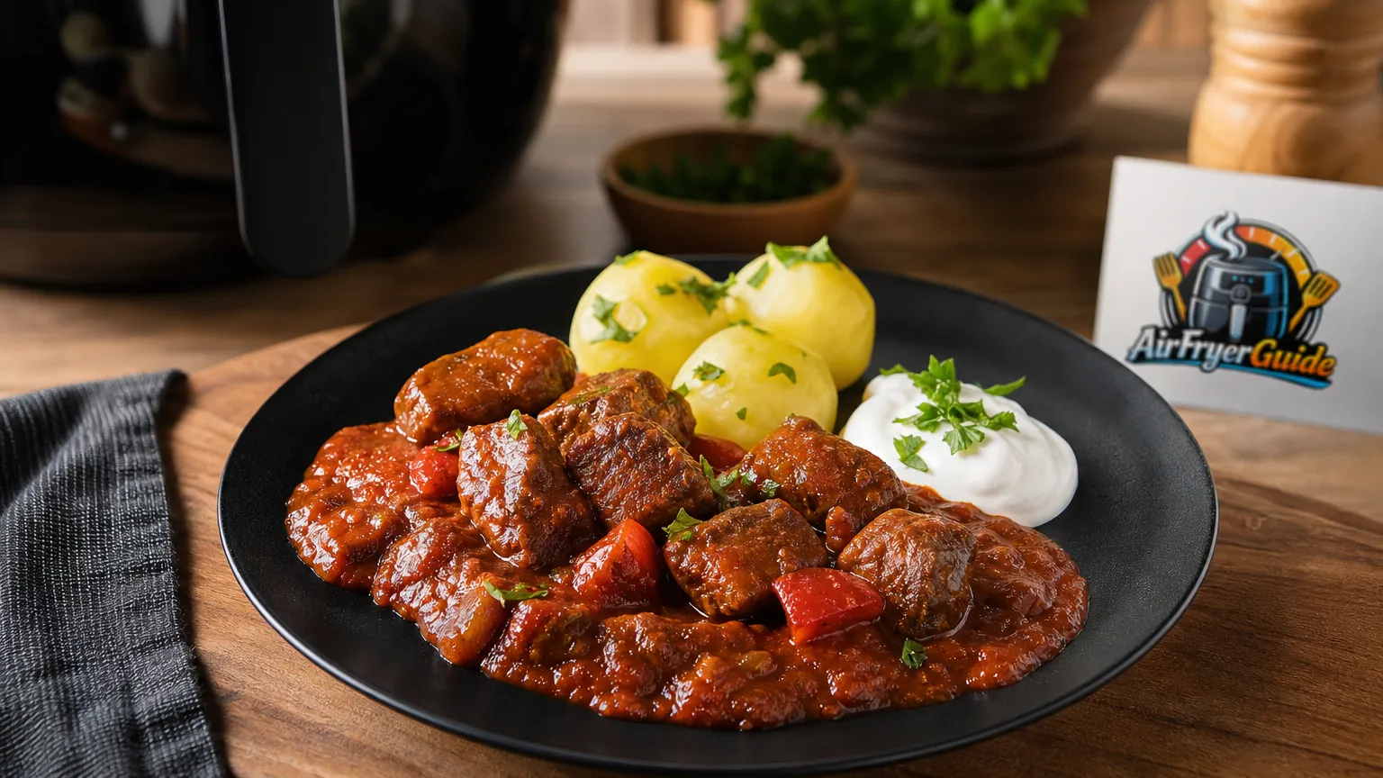 Gulasch im Airfryer
