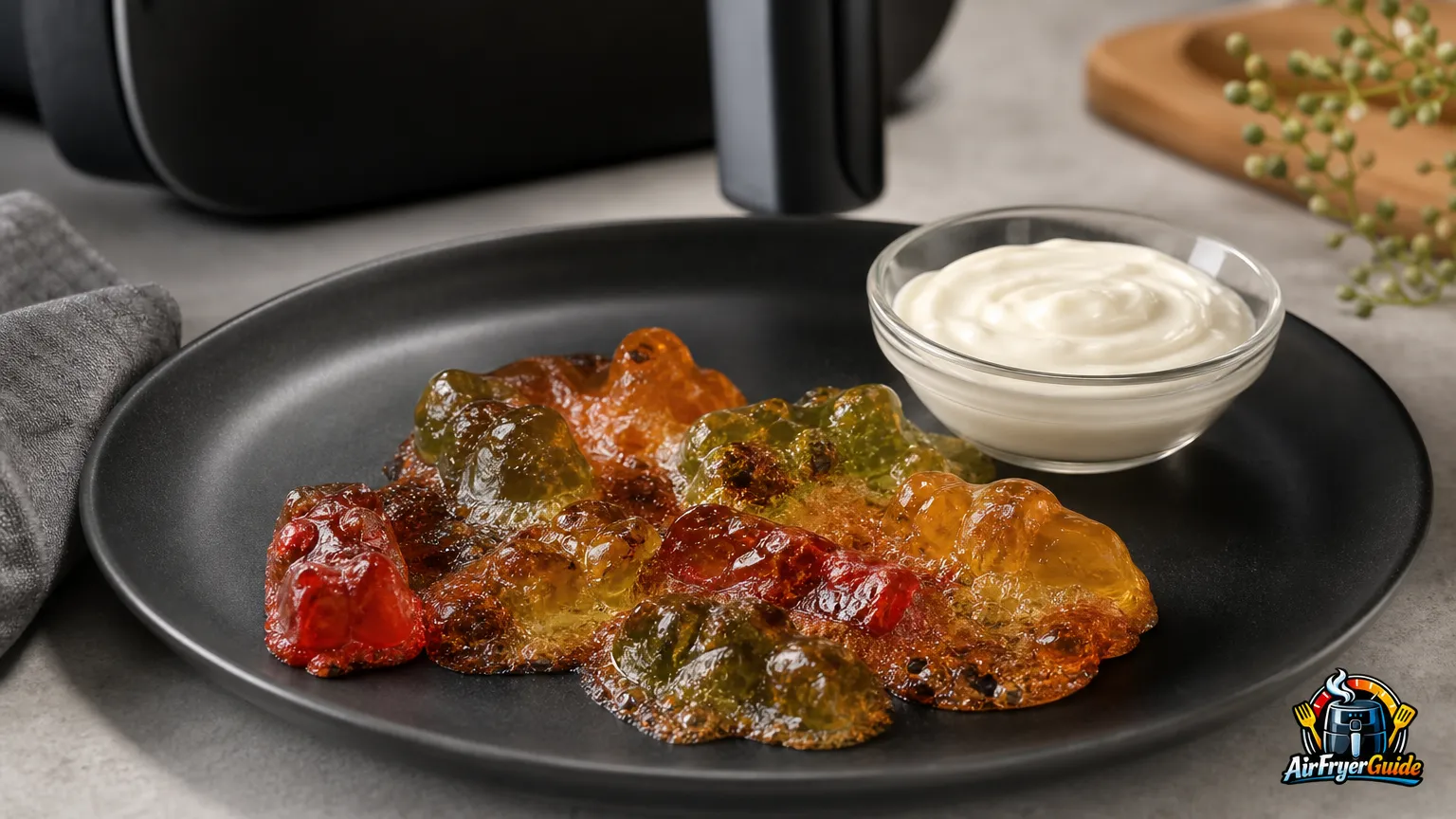 Gummibärchen schmelzen im Airfryer