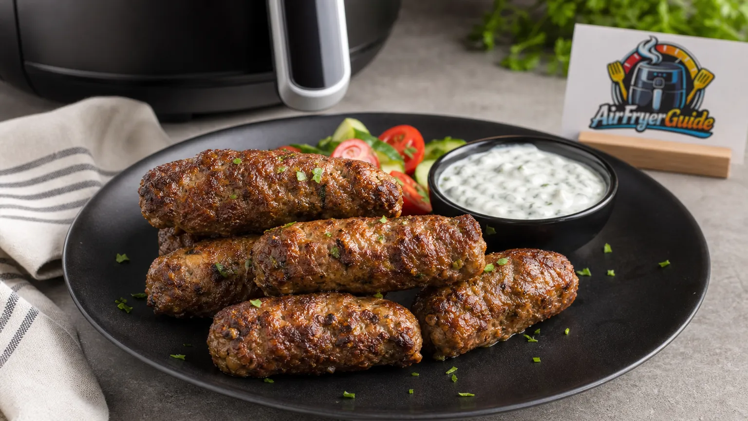 Hackröllchen im Airfryer