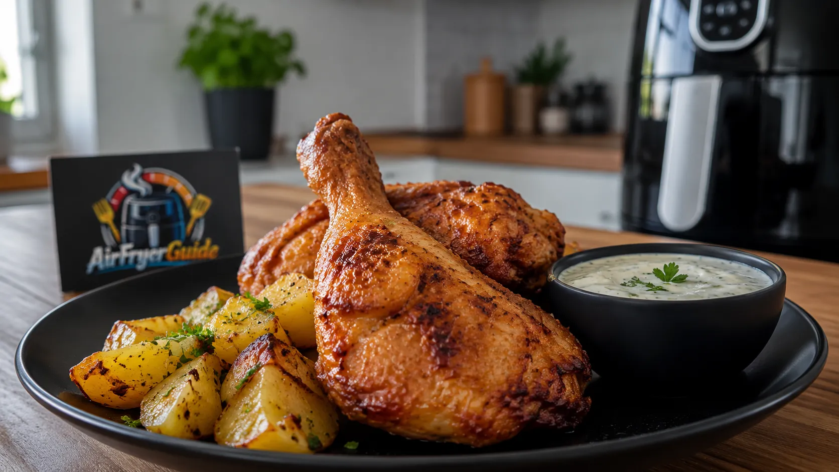 Hähnchen aufwärmen im Airfryer