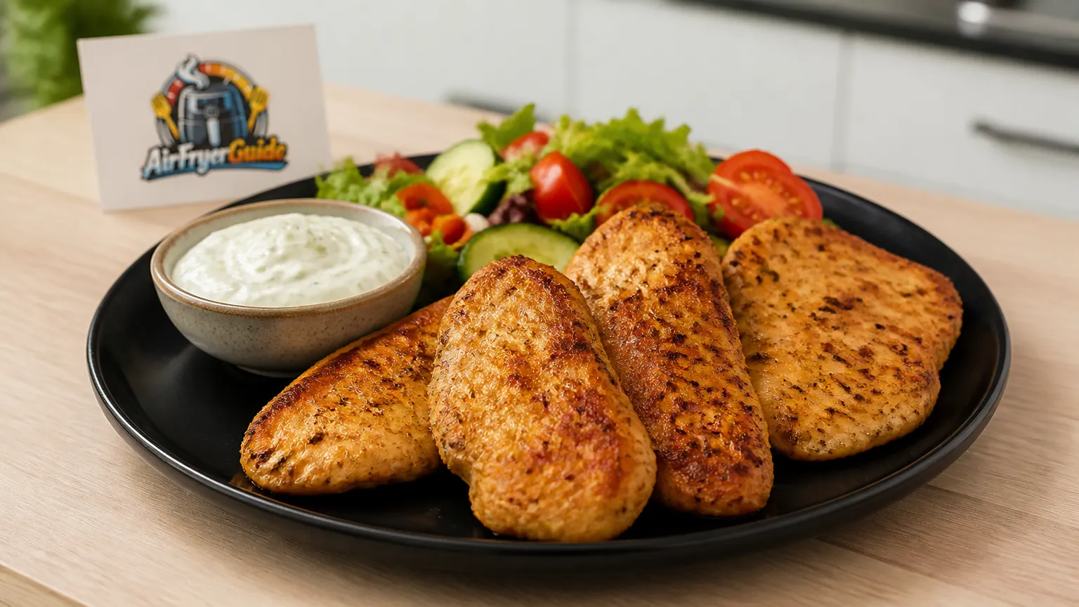 Hähnchen Ministeaks im Airfryer