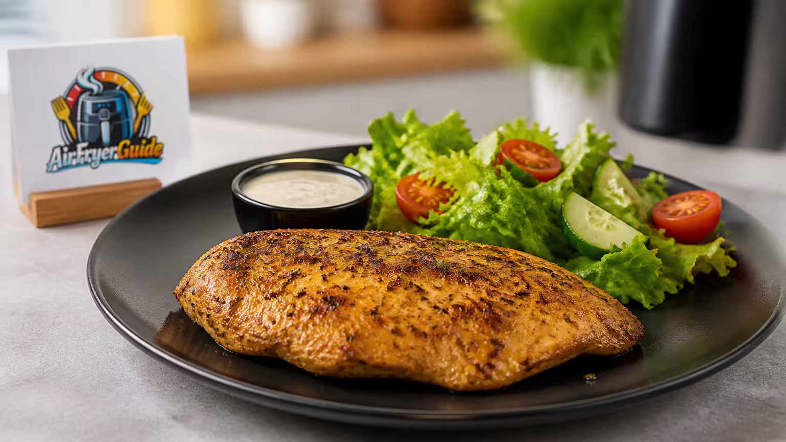 Hähnchen Minutensteak im Airfryer