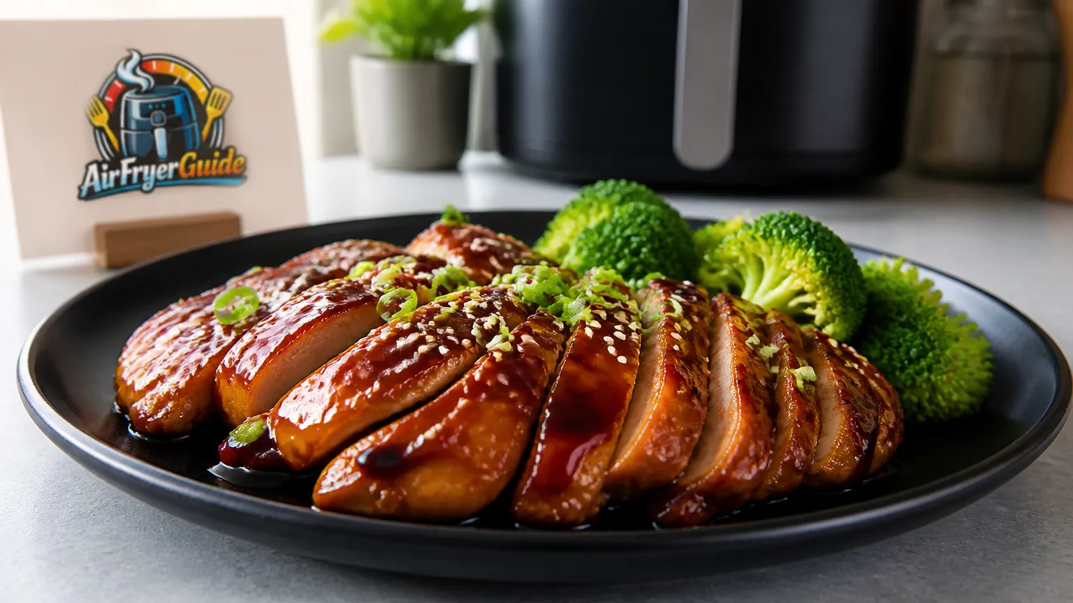 Hähnchen Teriyaki im Airfryer