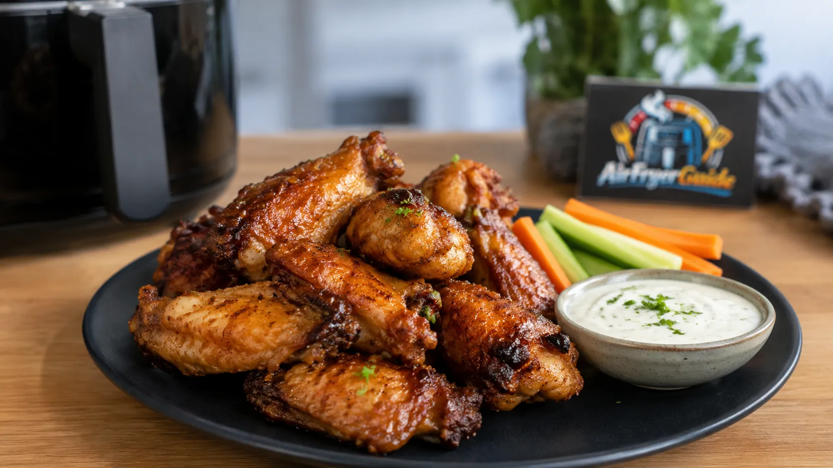 Hähnchenflügel im Airfryer
