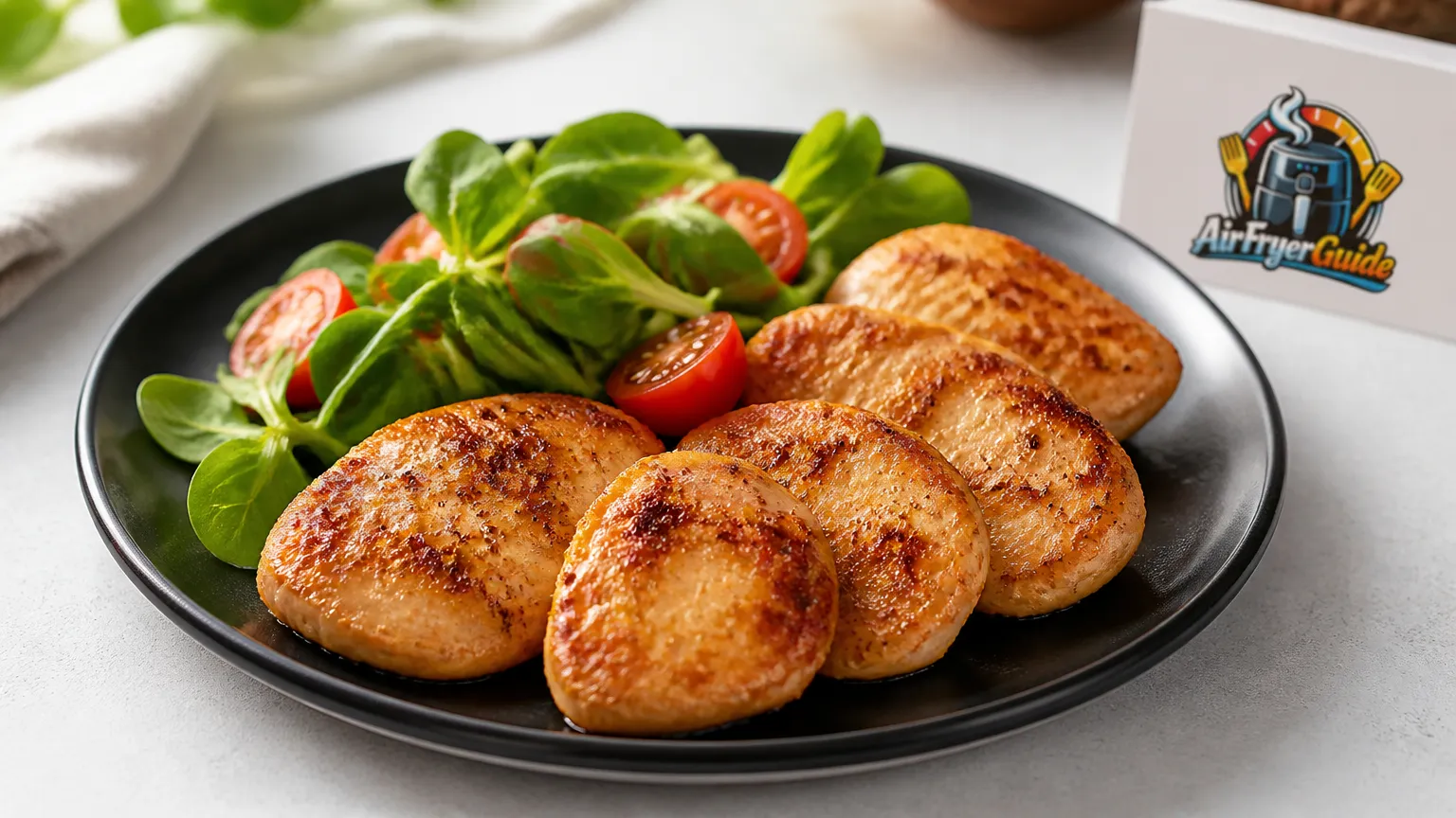 Hähnchenmedaillons im Airfryer