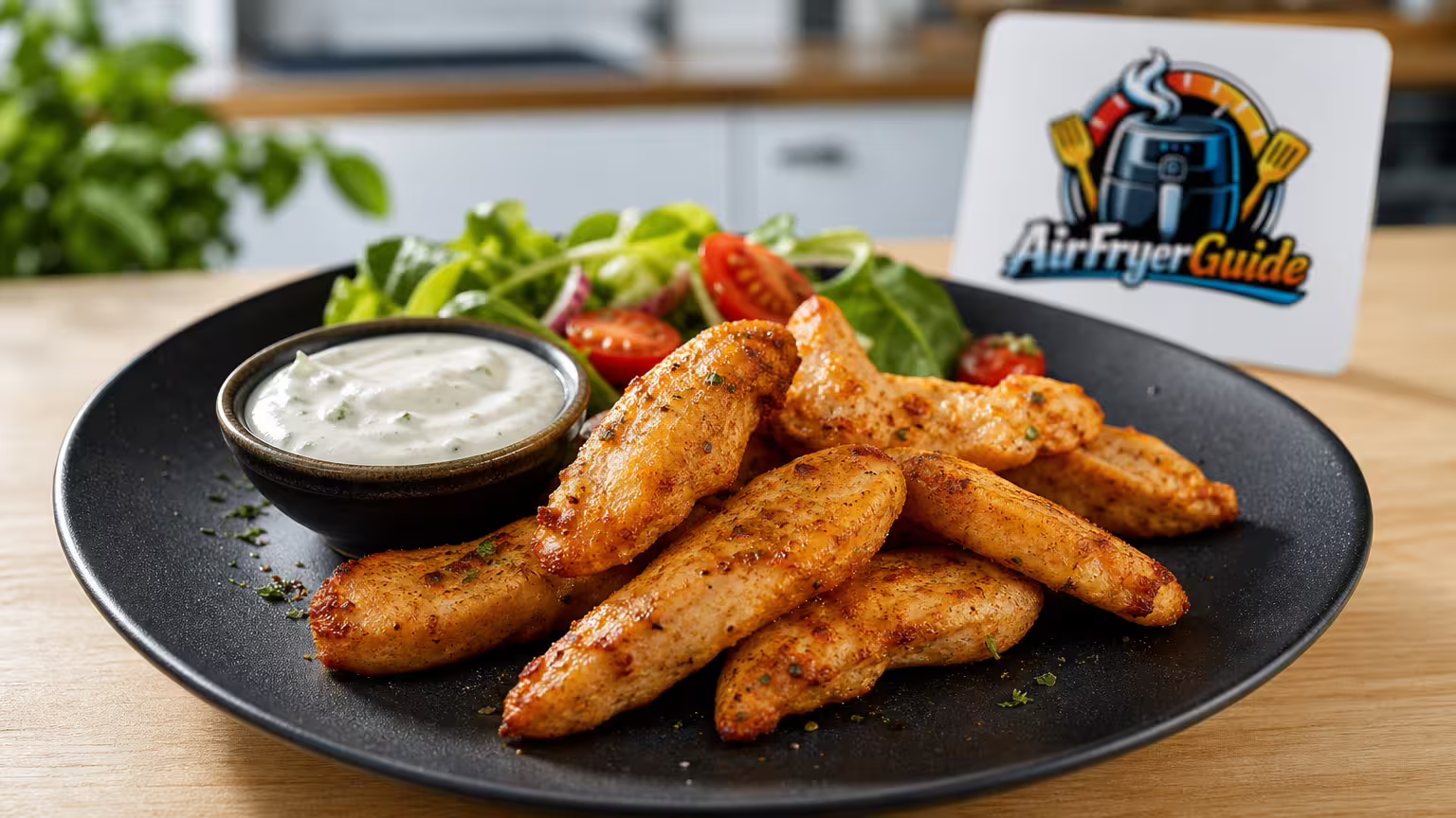 Hähnchenstreifen im Airfryer