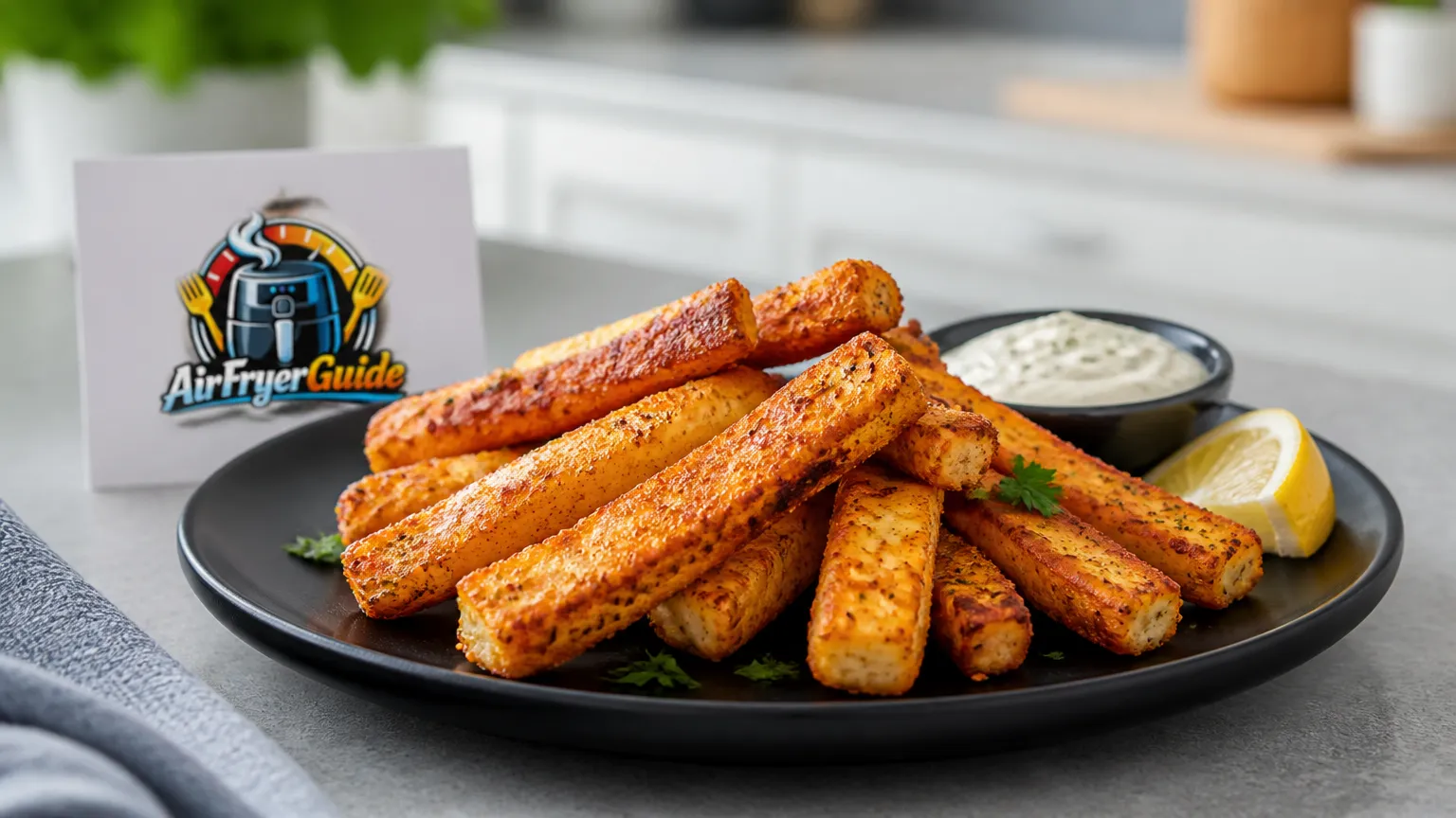 Halloumi Fries im Airfryer