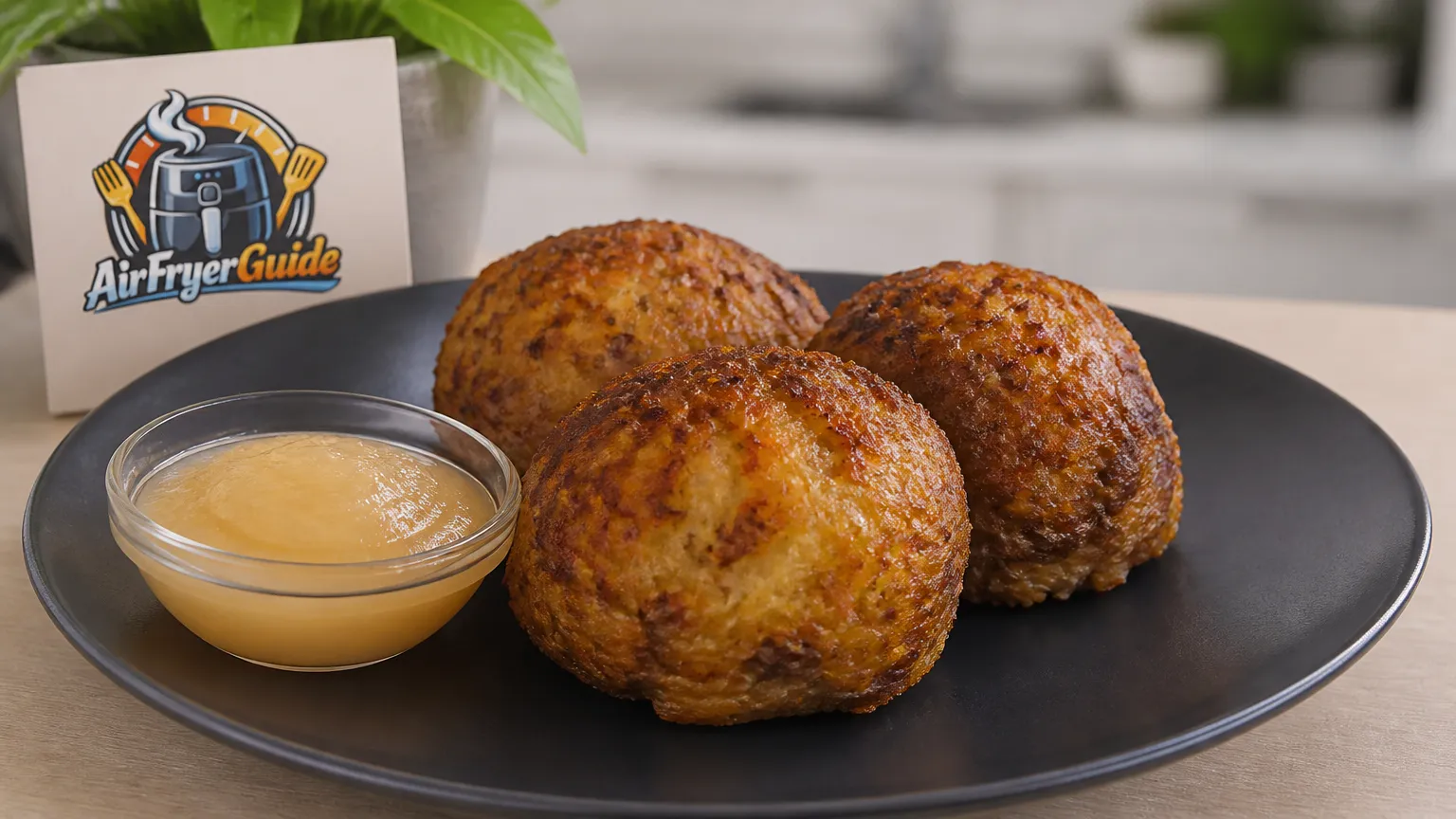 Hascheeknödel im Airfryer