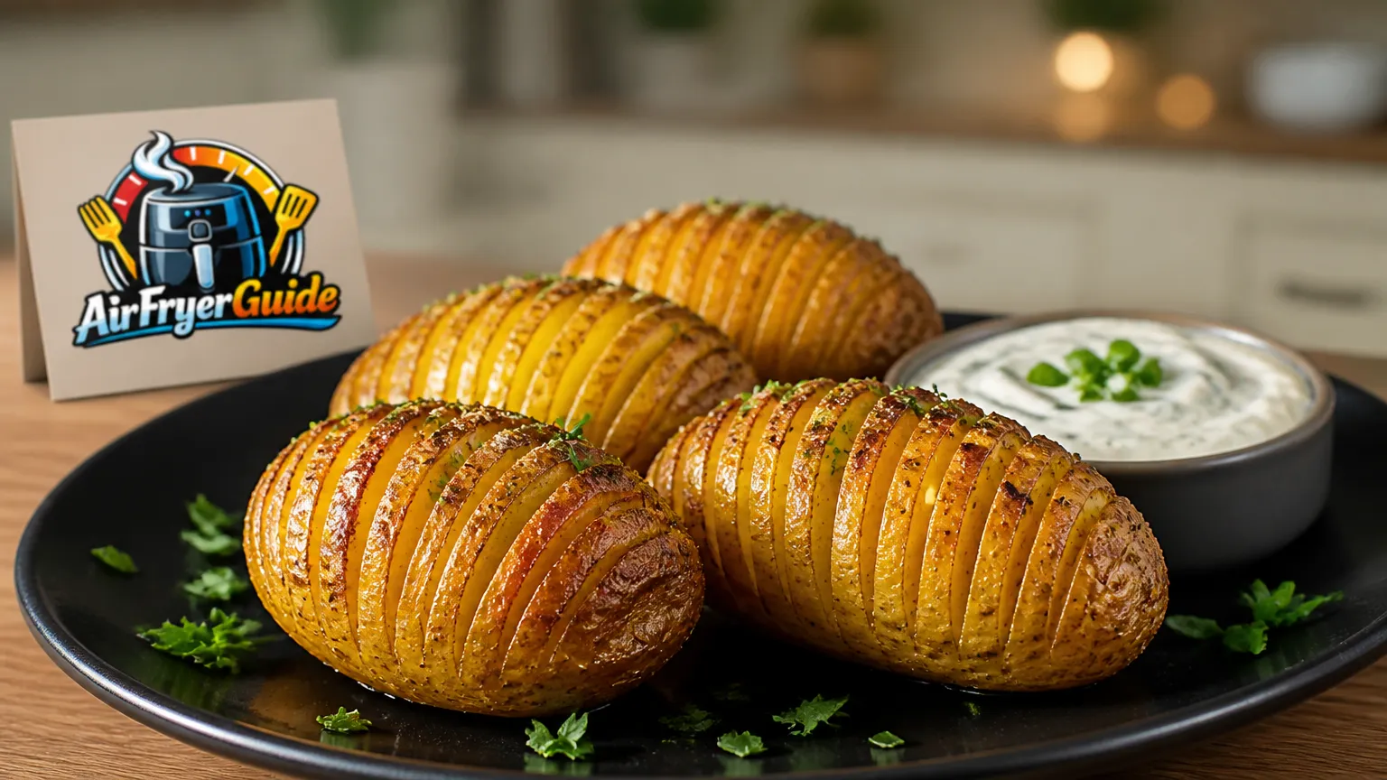 Hasselback Kartoffeln im Airfryer