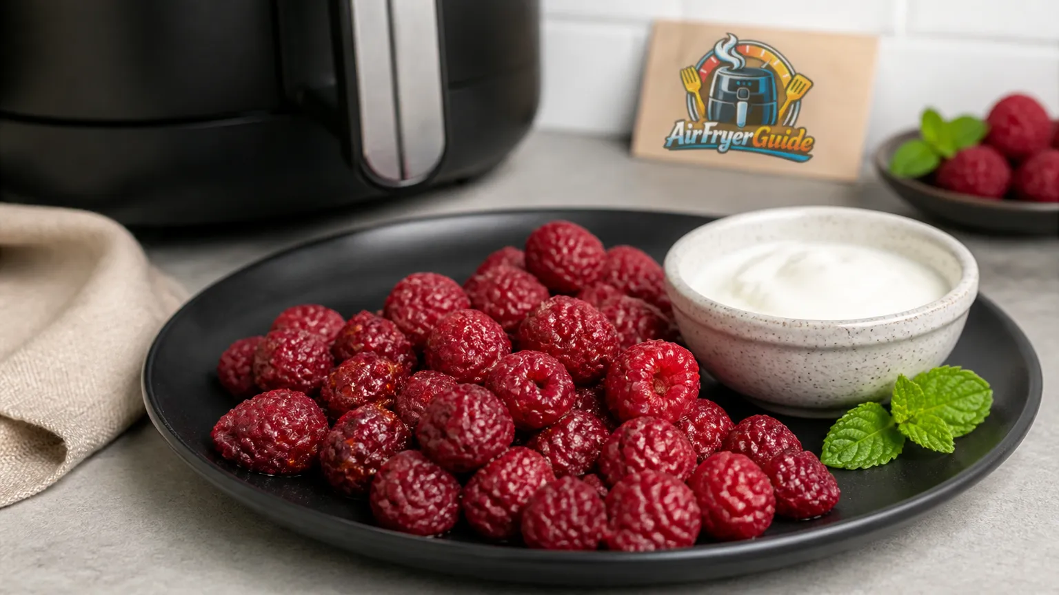 Himbeeren (TK) im Airfryer