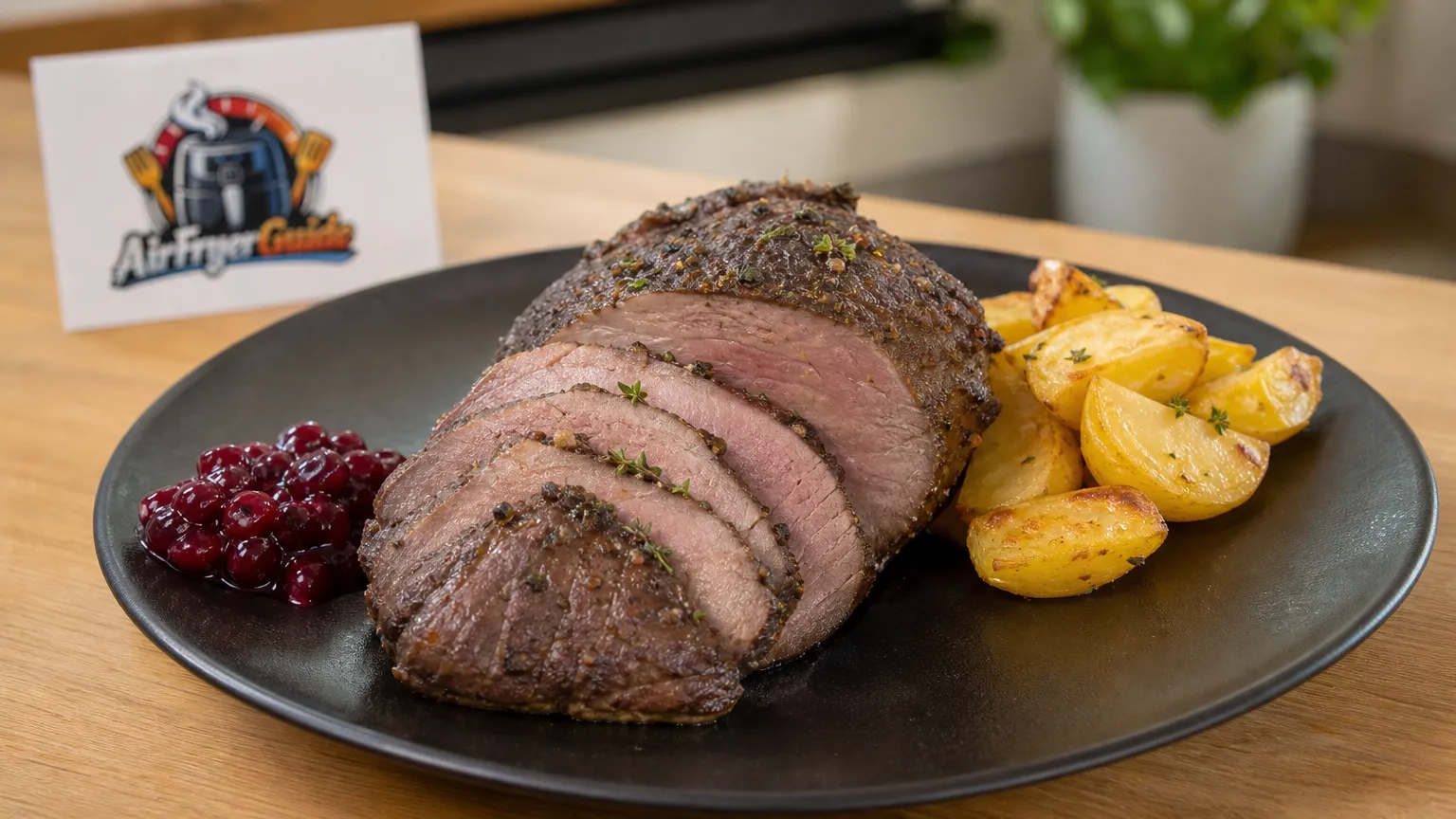 Hirschkeule im Airfryer