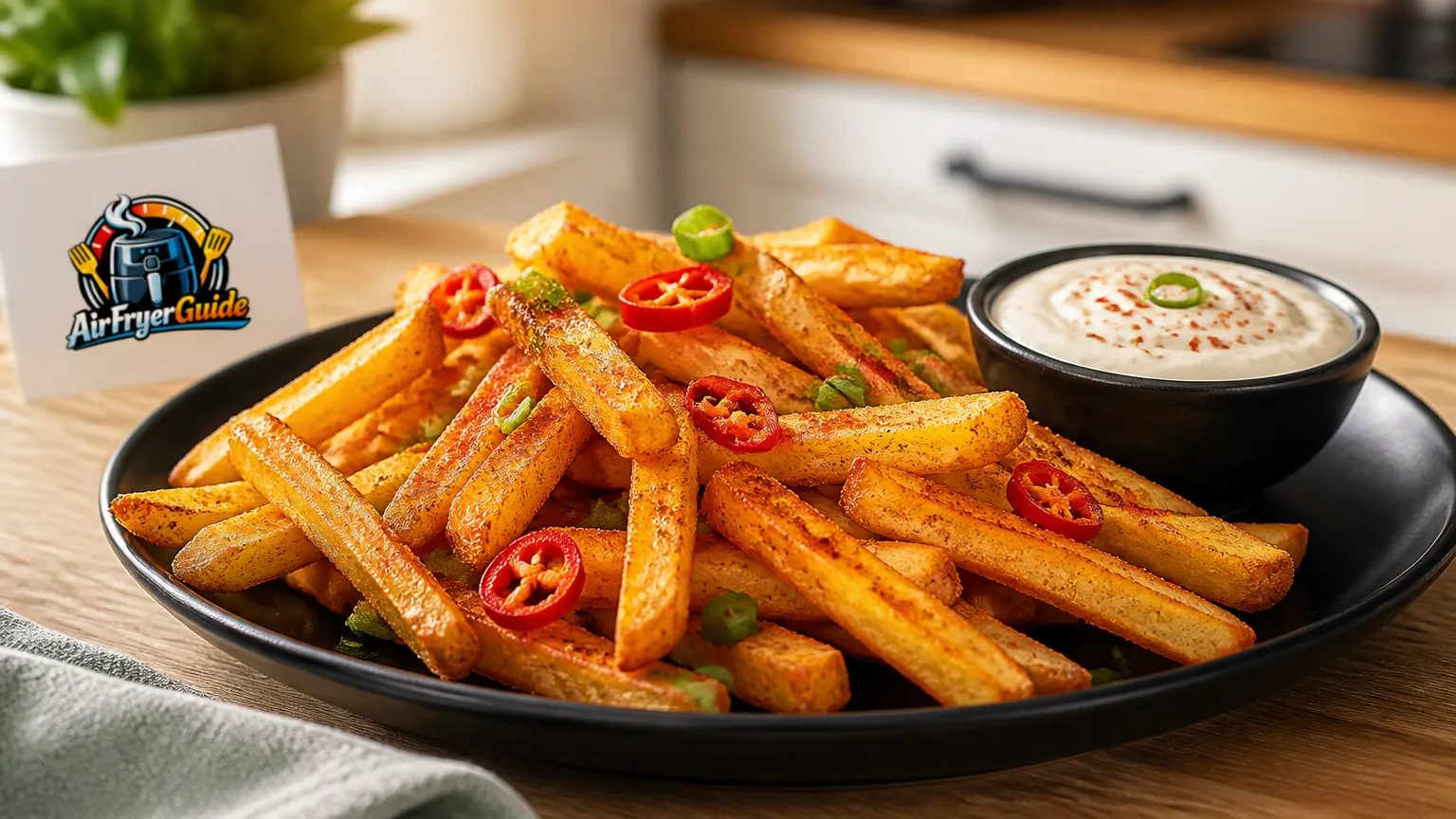 Hot Chili Pommes (TK) im Airfryer