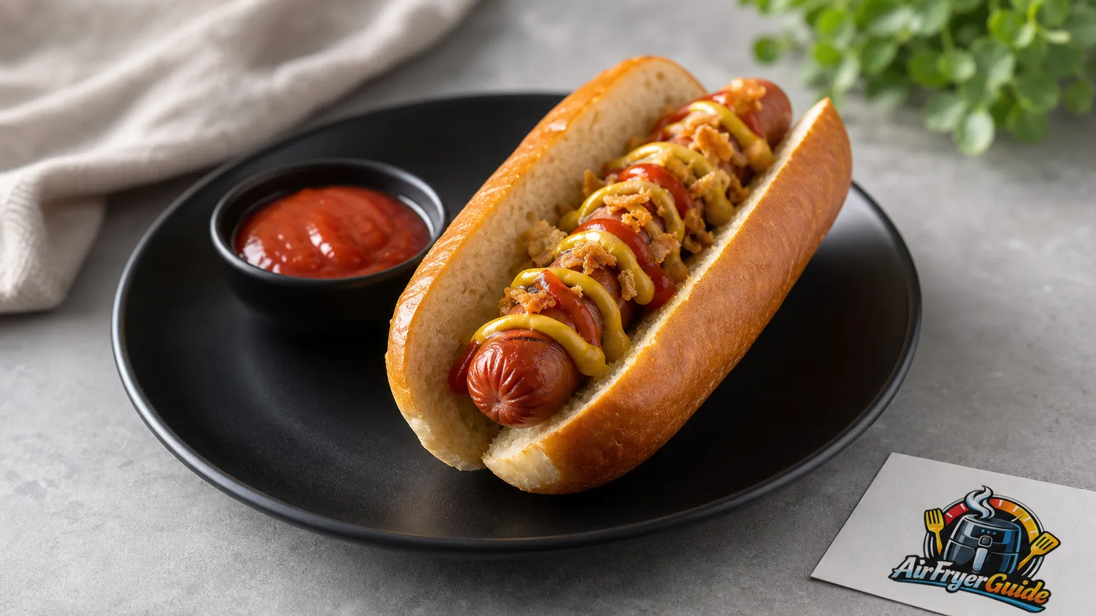 Hot Dog im Airfryer