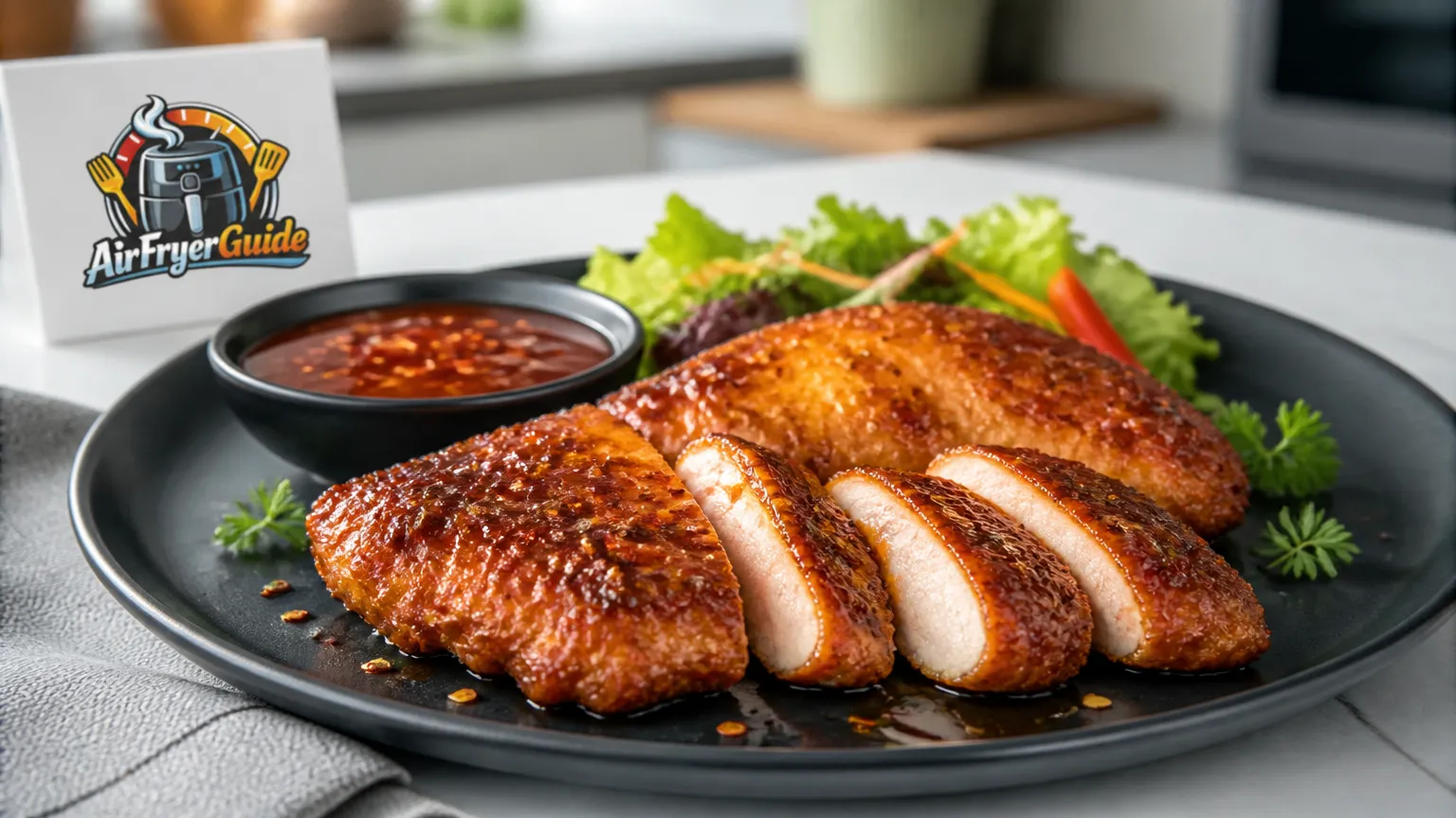 Hot Honey Chicken im Airfryer