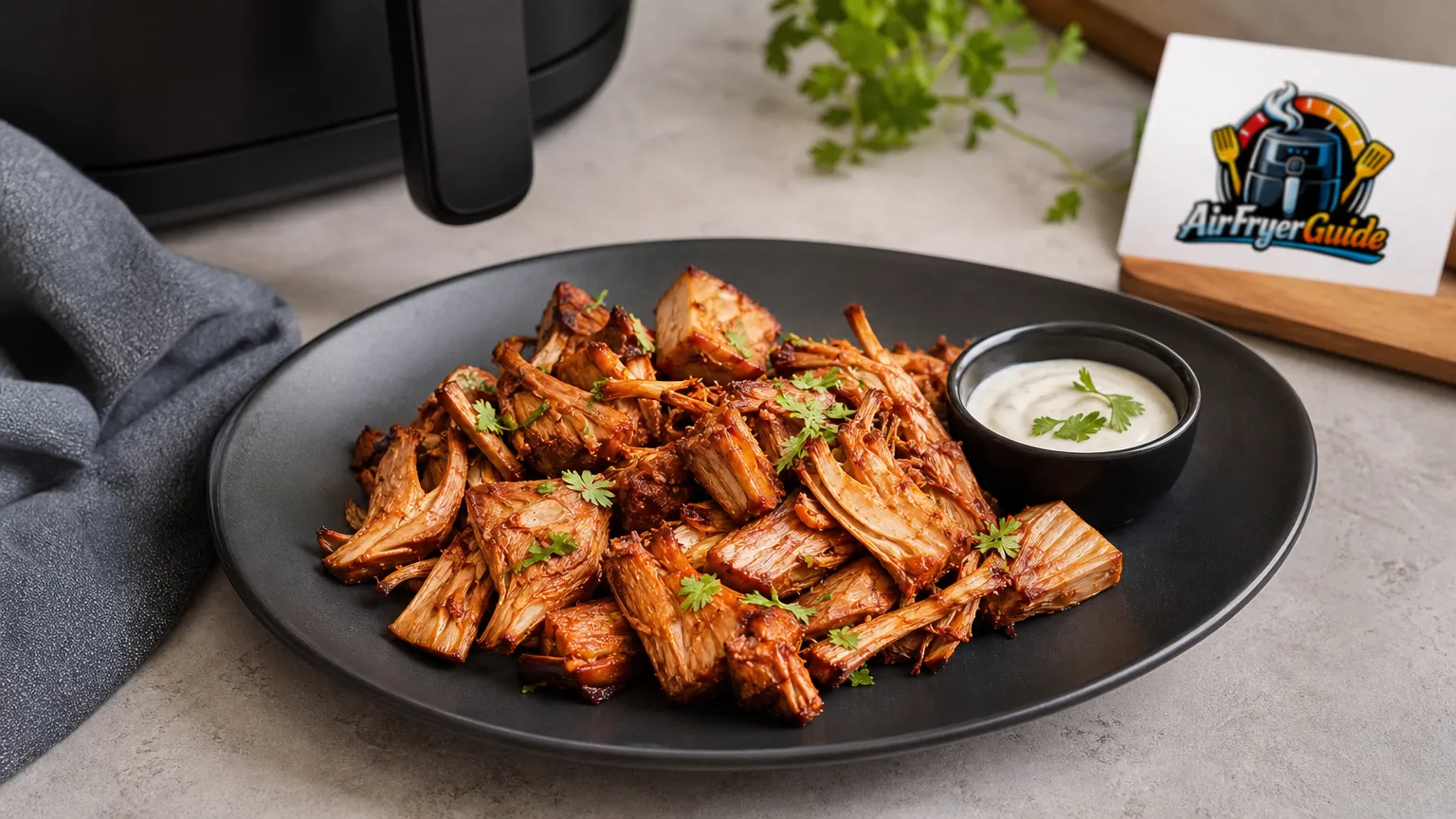 Jackfruit im Airfryer