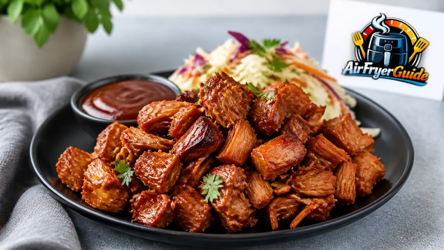 Jackfruit Pulled Style im Airfryer