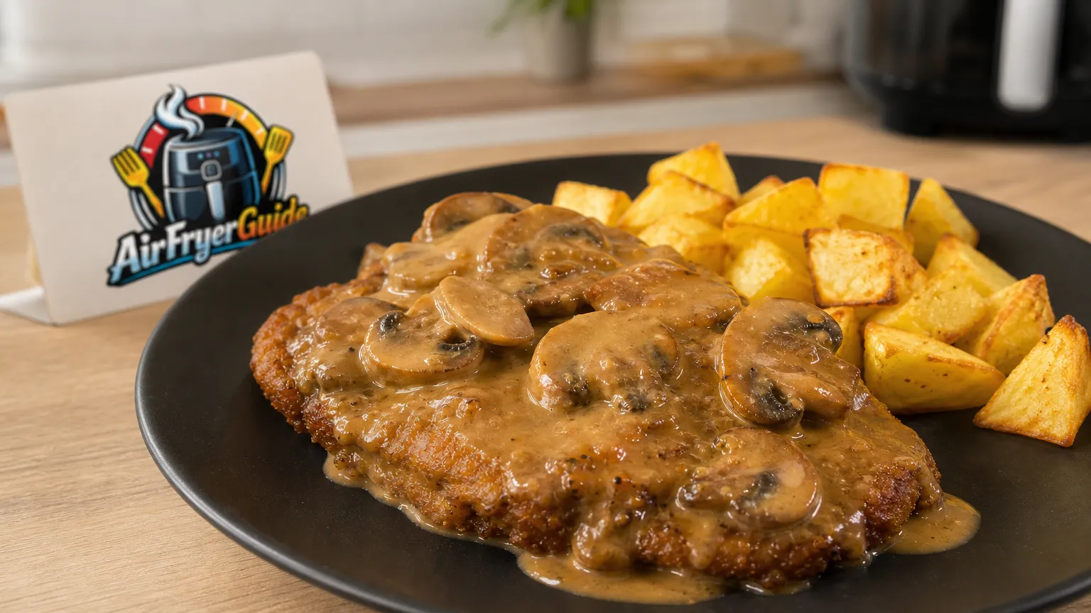 Jägerschnitzel DDR-Art im Airfryer