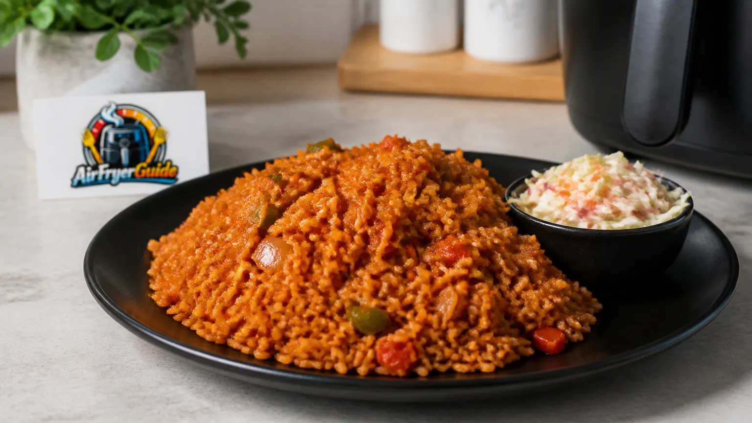 Jollof Reis aufwärmen im Airfryer