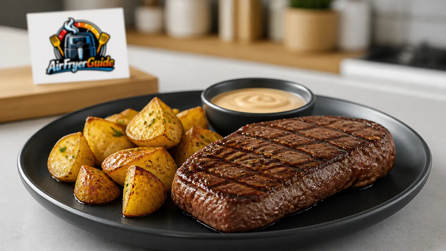 Känguru Steak im Airfryer
