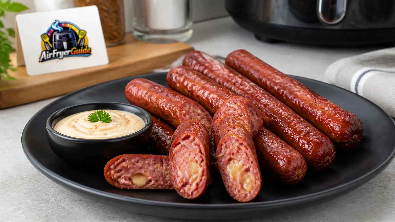 Käse-Cabanossi im Airfryer