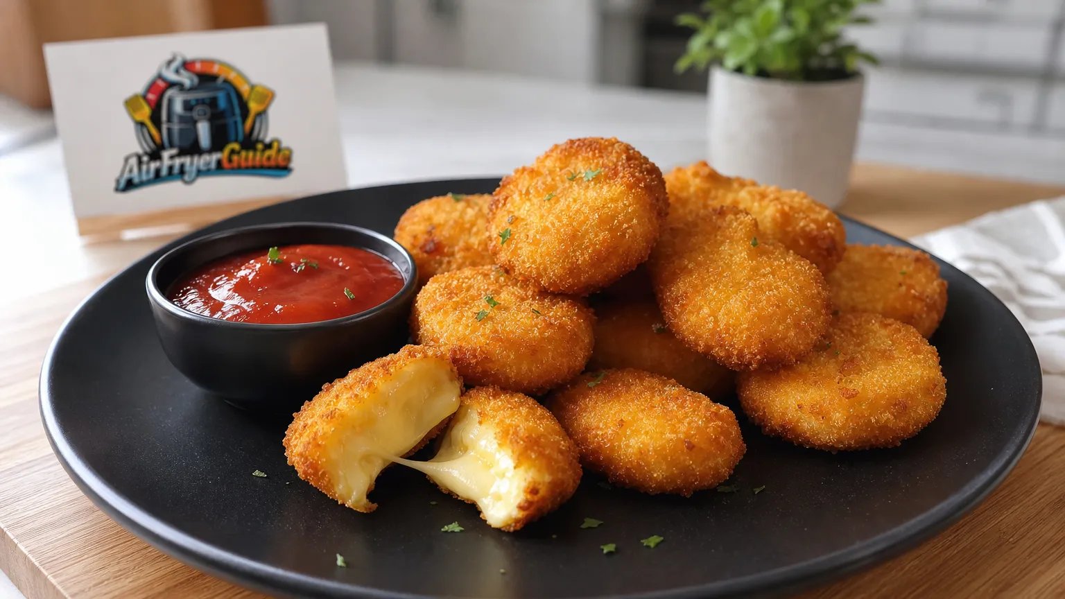 Käse Nuggets im Airfryer