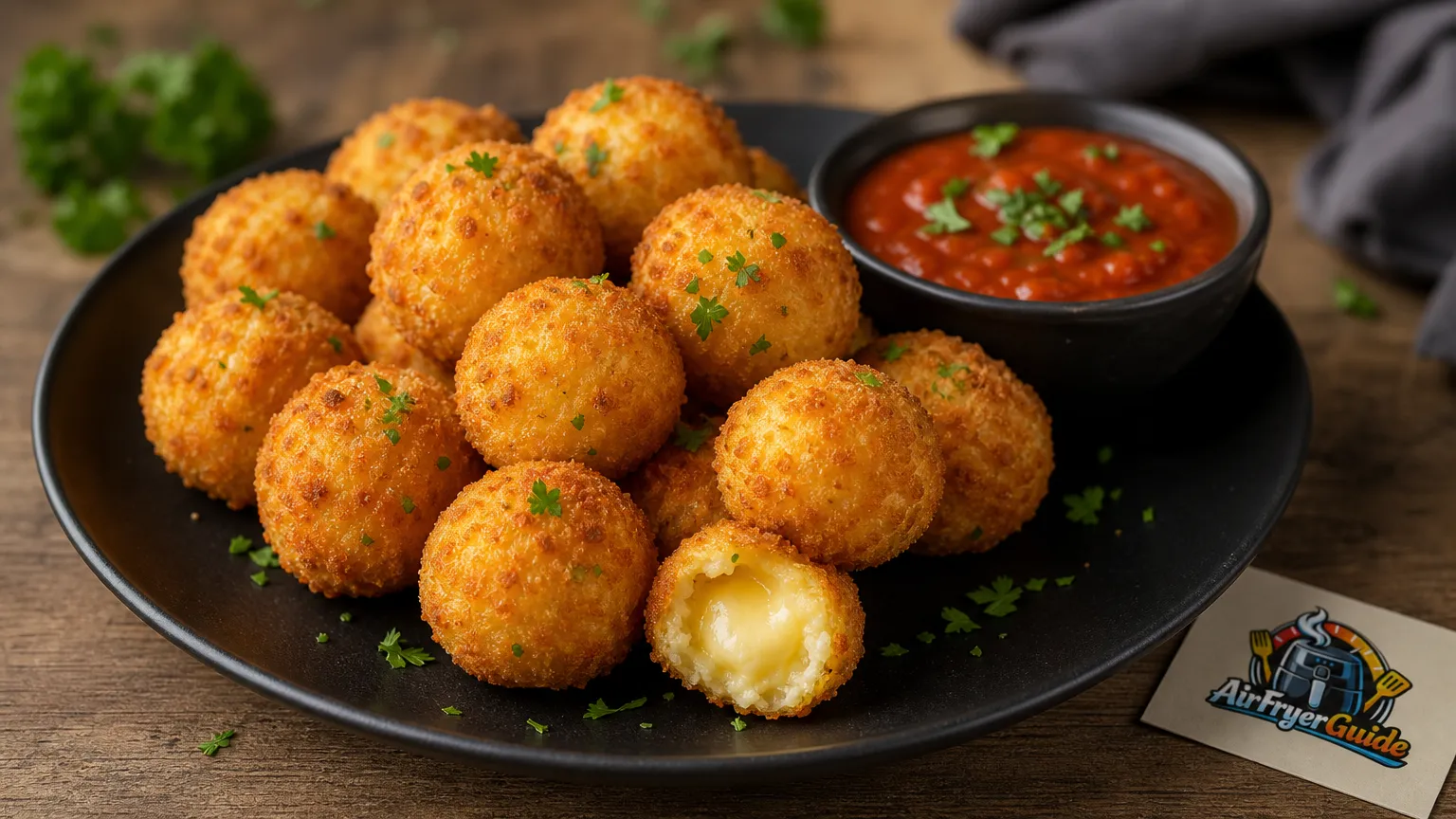 Käsebällchen im Airfryer
