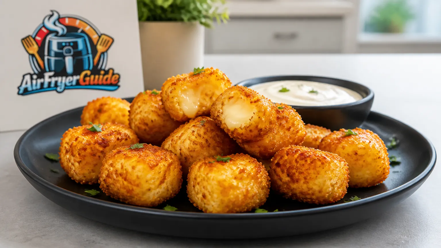 Käsebites im Airfryer