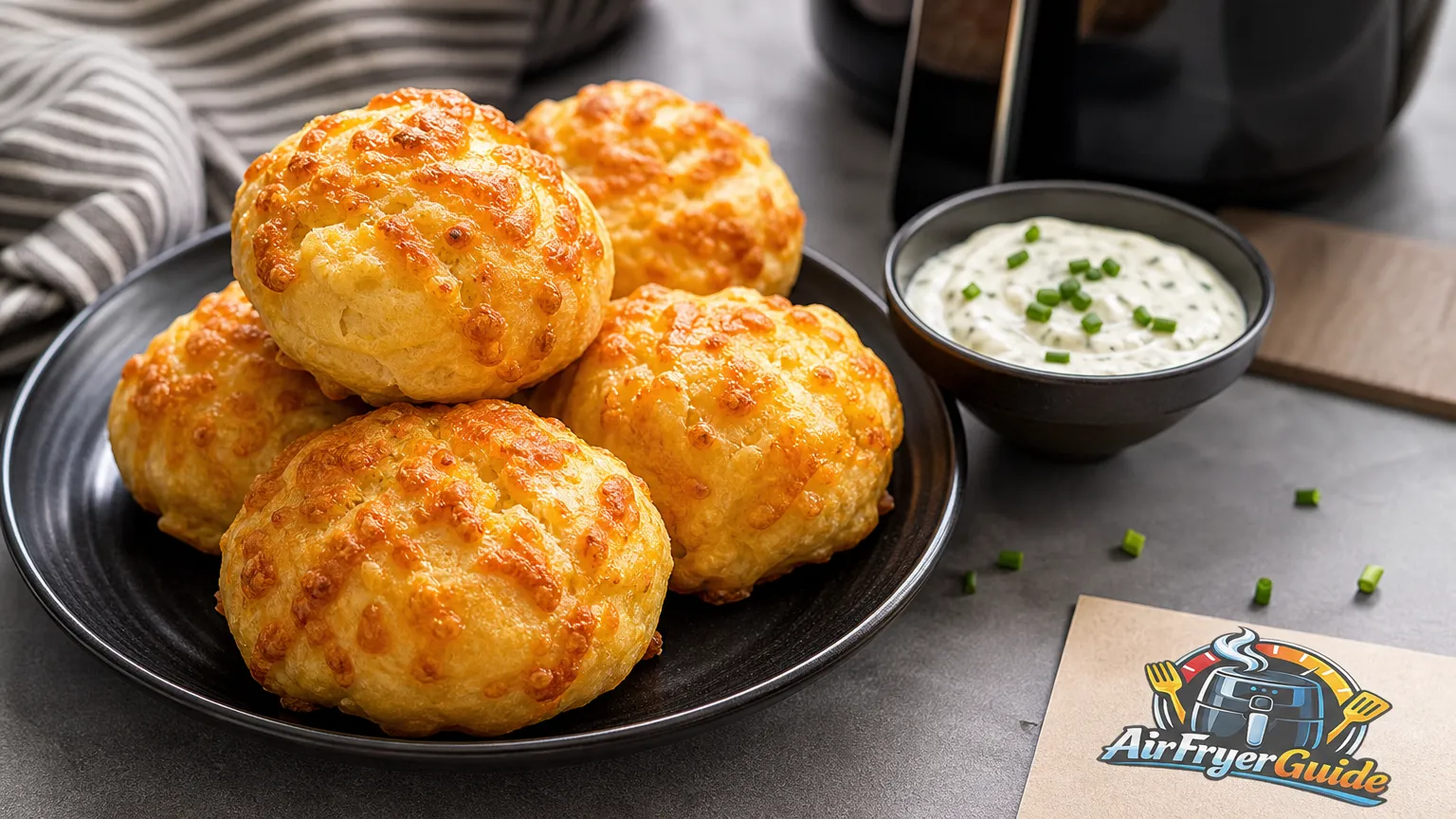 Käsebrötchen im Airfryer