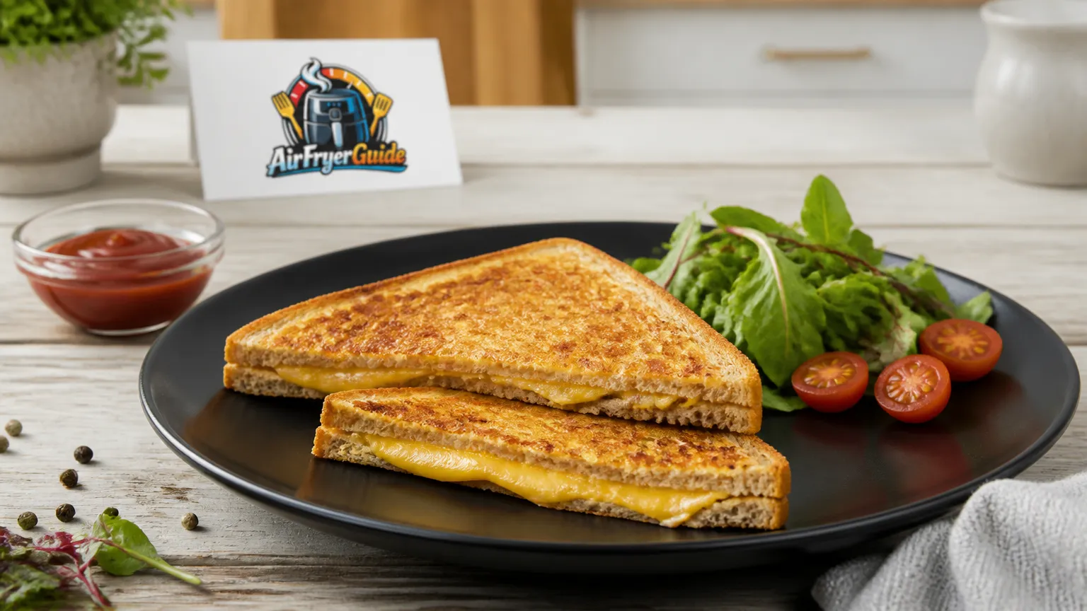 Käsetoast im Airfryer