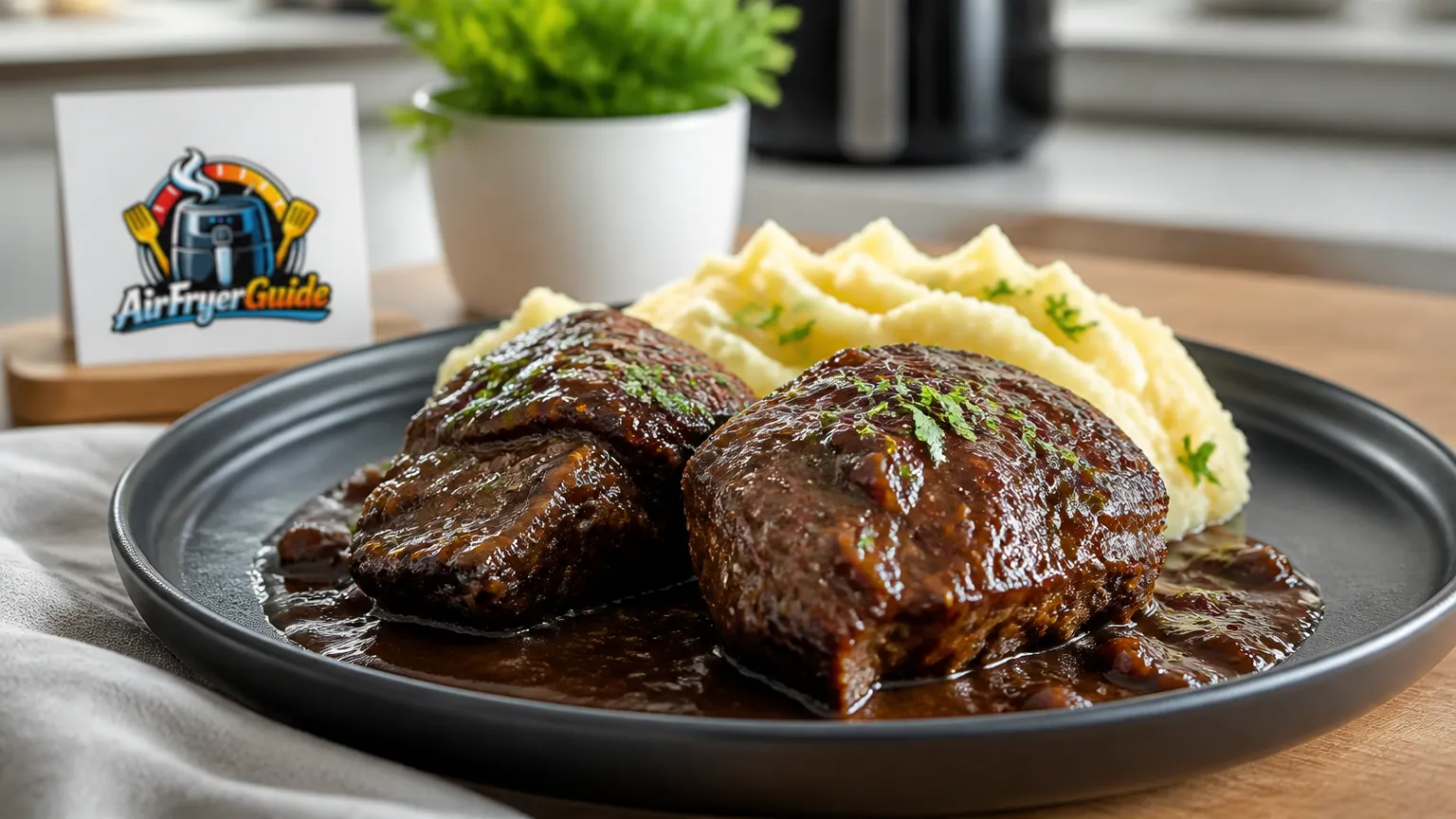 Kalbsbäckchen im Airfryer