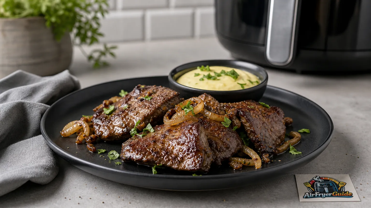 Kalbsleber im Airfryer