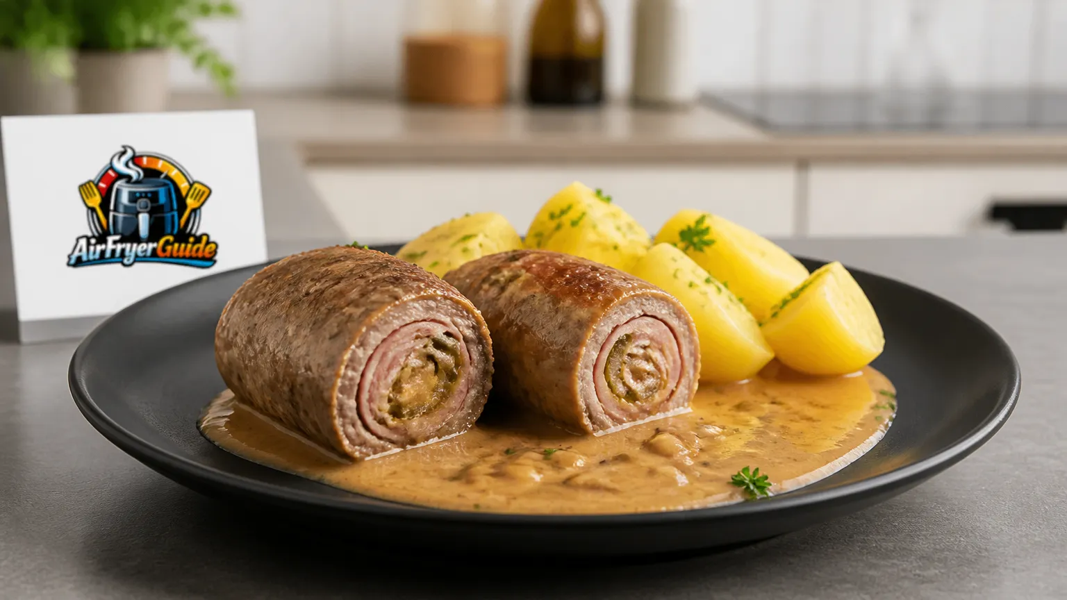 Kalbsroulade im Airfryer