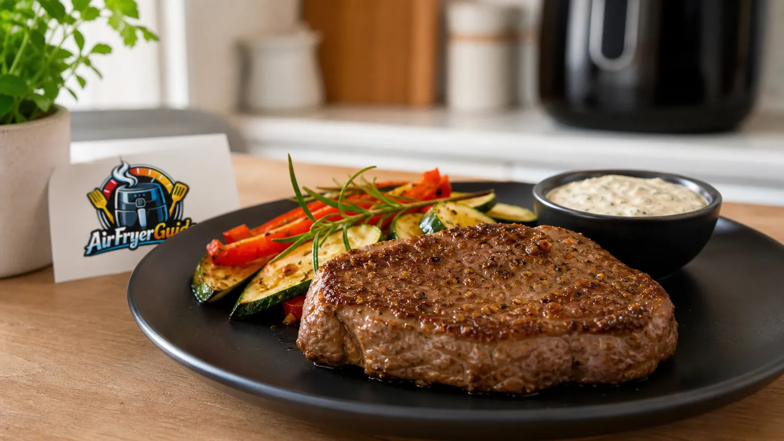 Kalbssteak im Airfryer