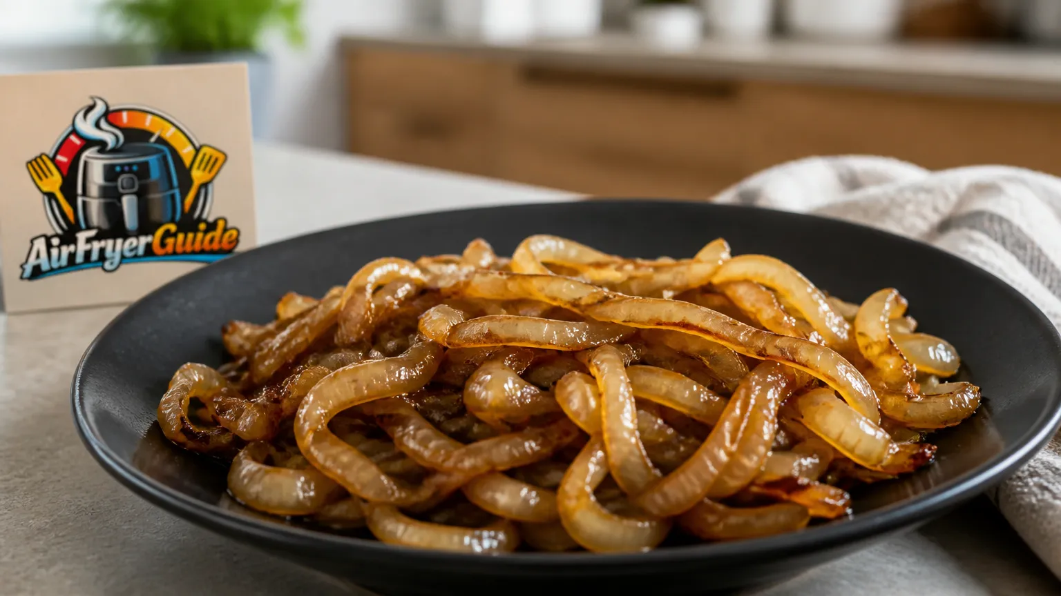 Karamellisierte Zwiebeln im Airfryer