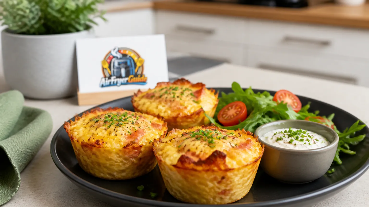 Kartoffel Ei Muffins im Airfryer