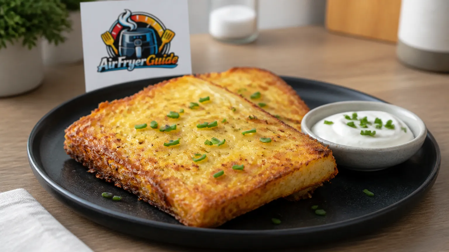 Kartoffel Toast im Airfryer