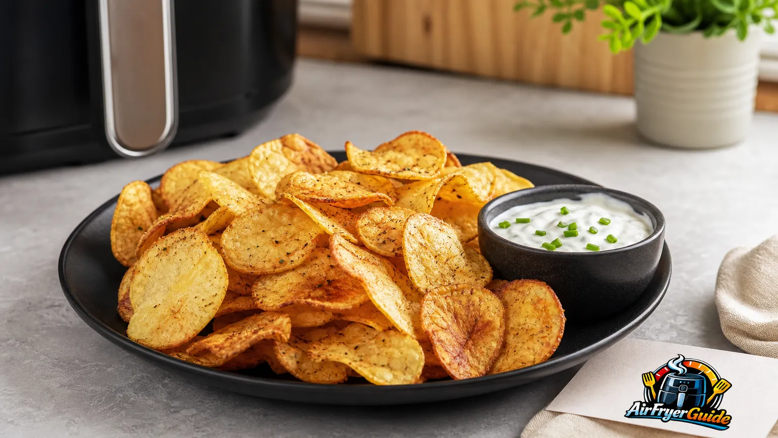 Kartoffelchips im Airfryer