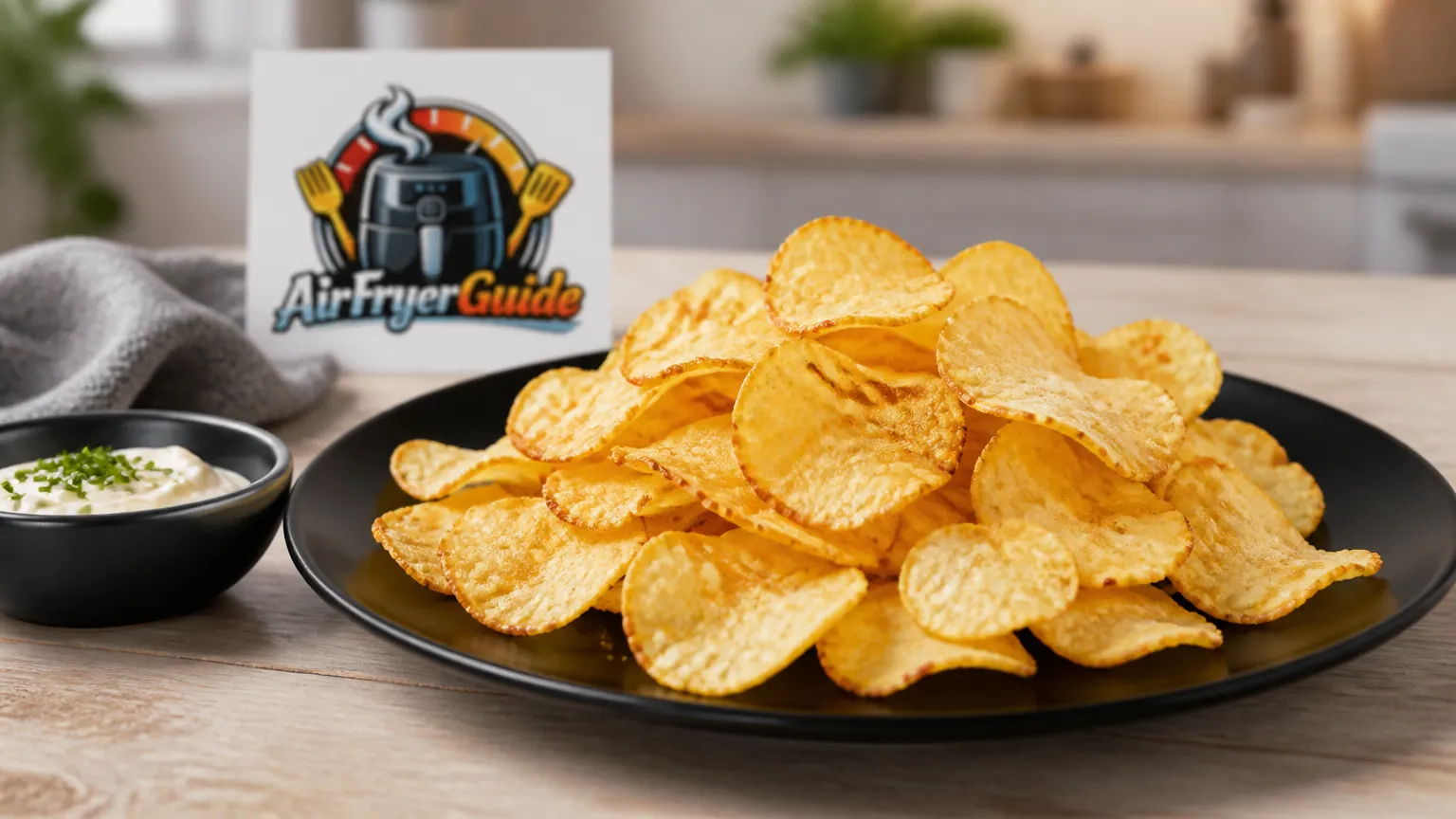 Kartoffelchips Salzig im Airfryer