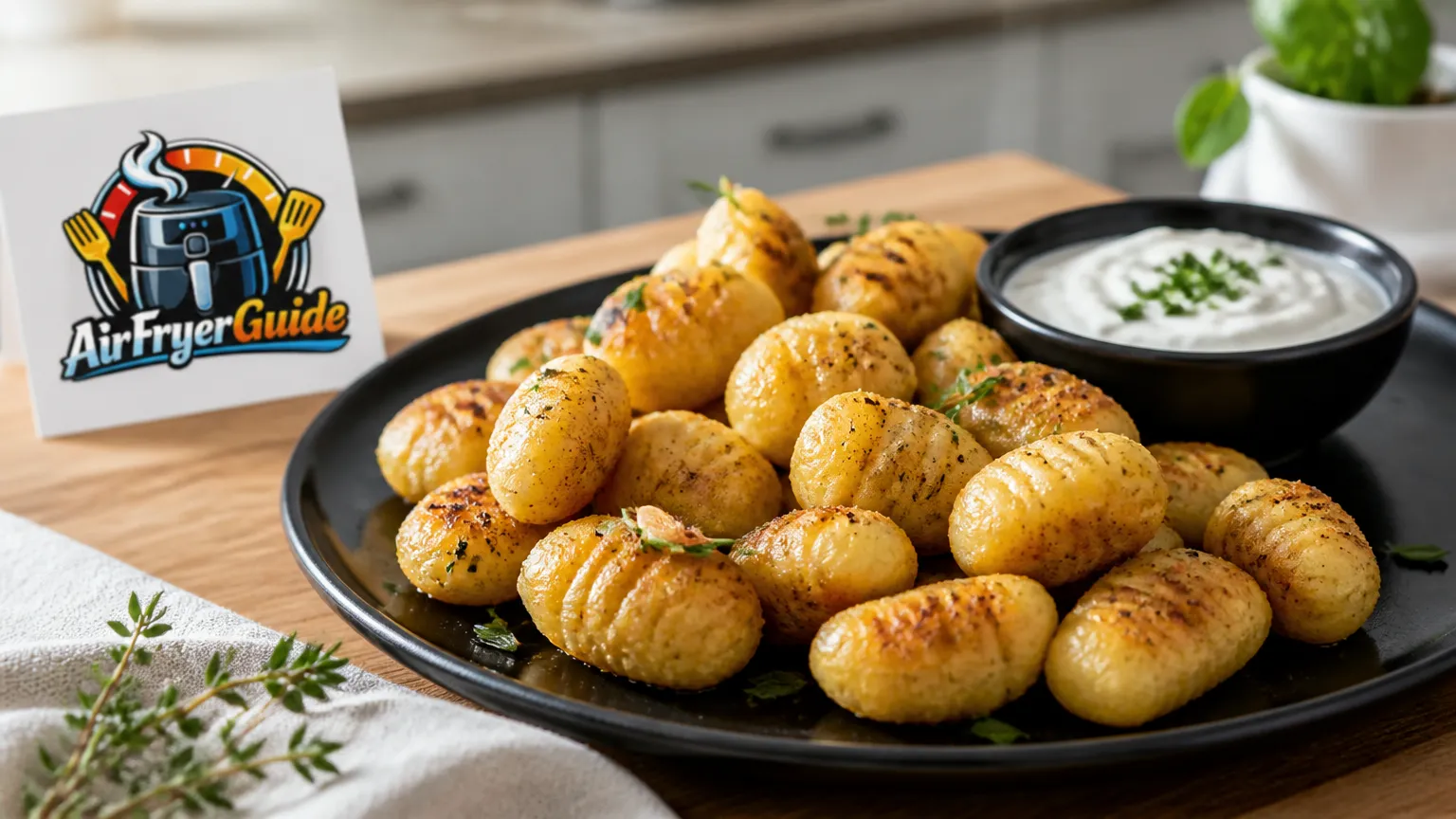 Kartoffel Gnocchi im Airfryer