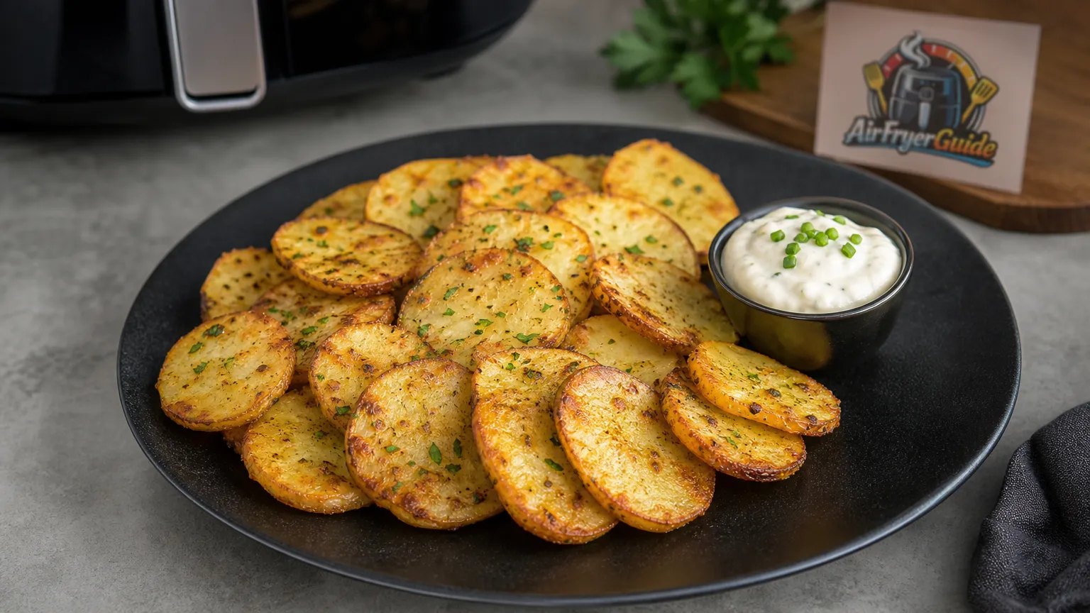 Kartoffelscheiben im Airfryer