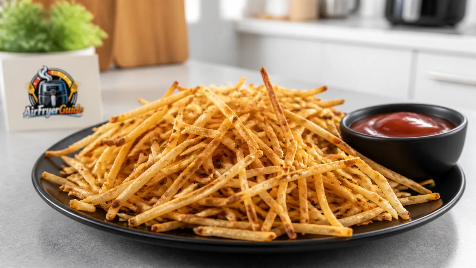 Kartoffelstroh (TK) im Airfryer