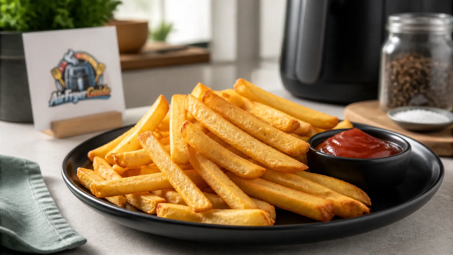 Knusper-Pommes (TK) im Airfryer