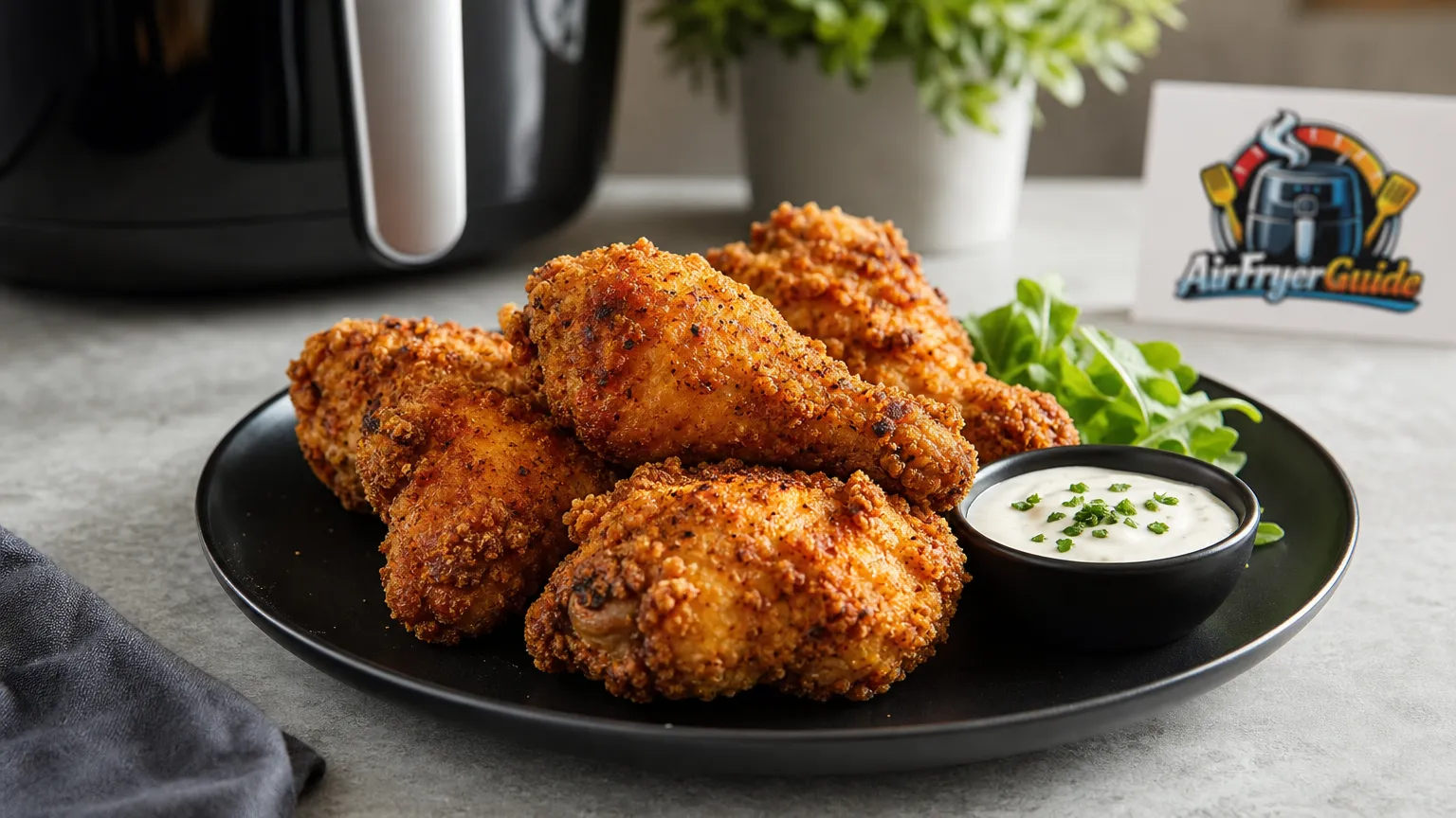 Knusperhähnchen im Airfryer
