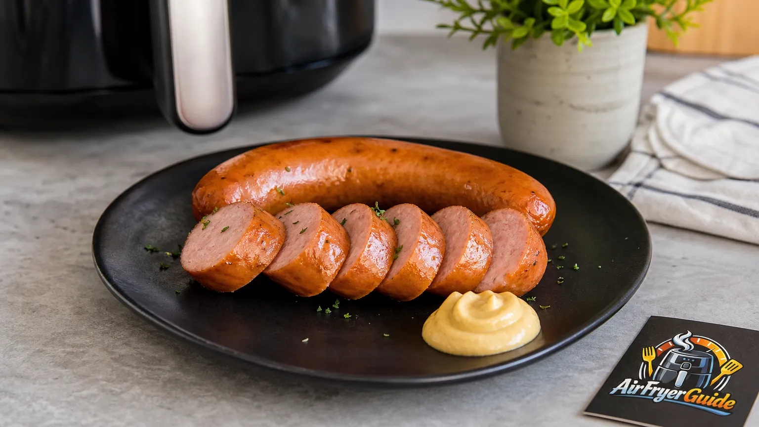 Kochwurst im Airfryer