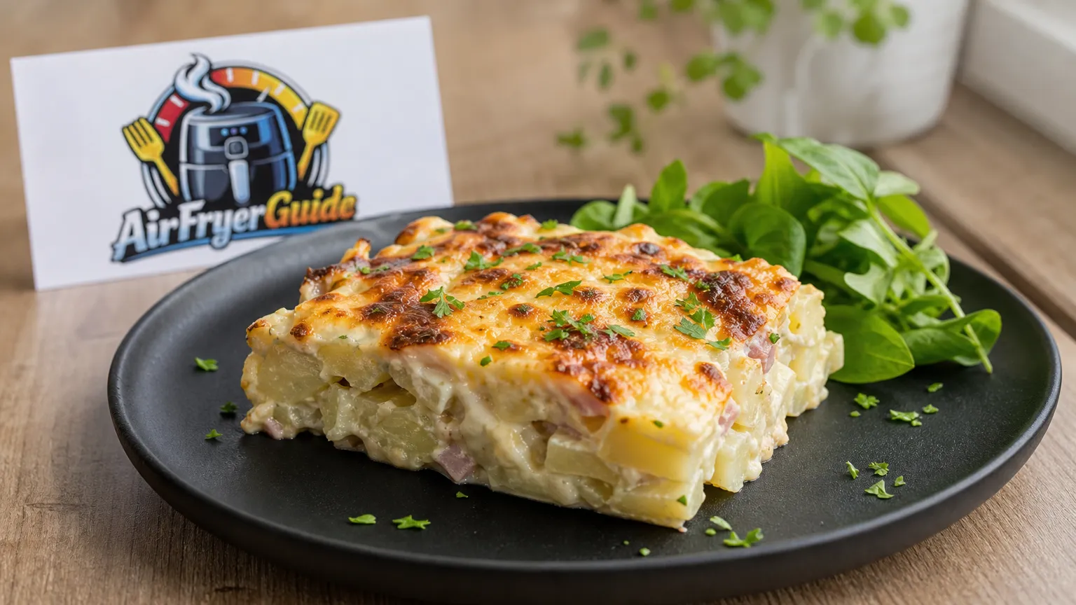 Kohlrabi Auflauf im Airfryer