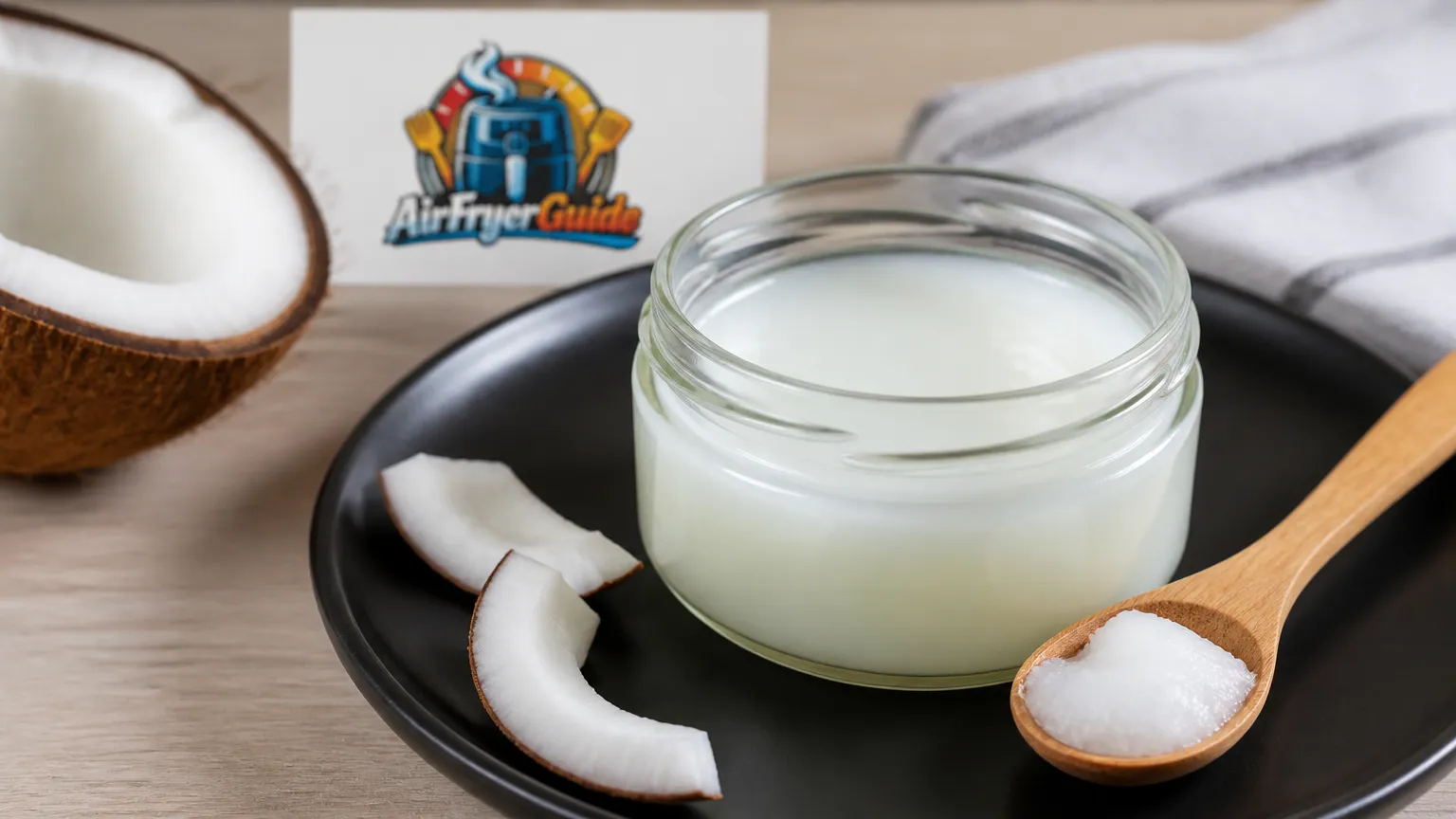 Kokosöl schmelzen im Airfryer