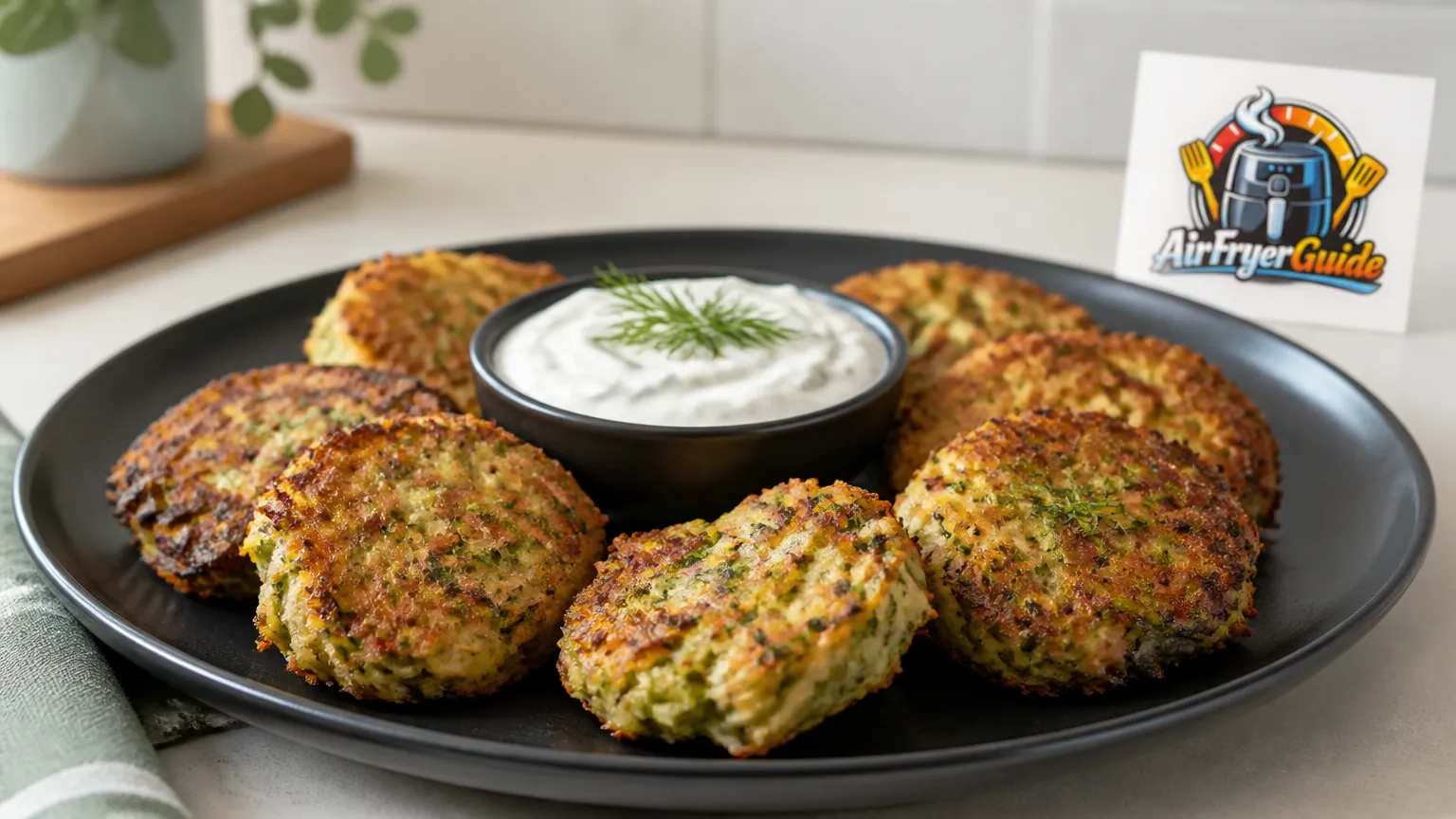 Kolokithokeftedes im Airfryer
