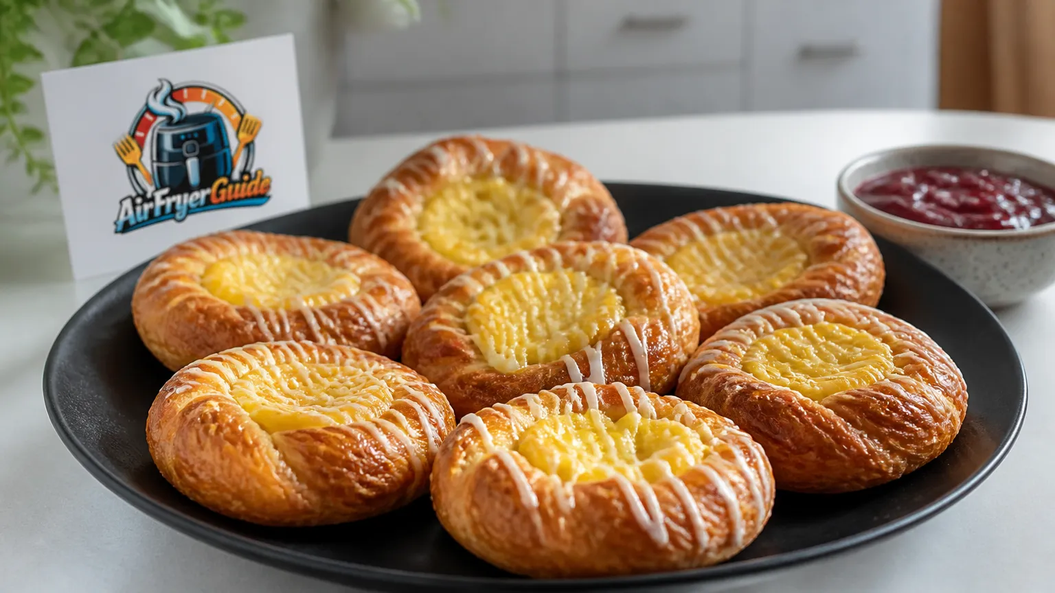 Kopenhagener Gebäck im Airfryer