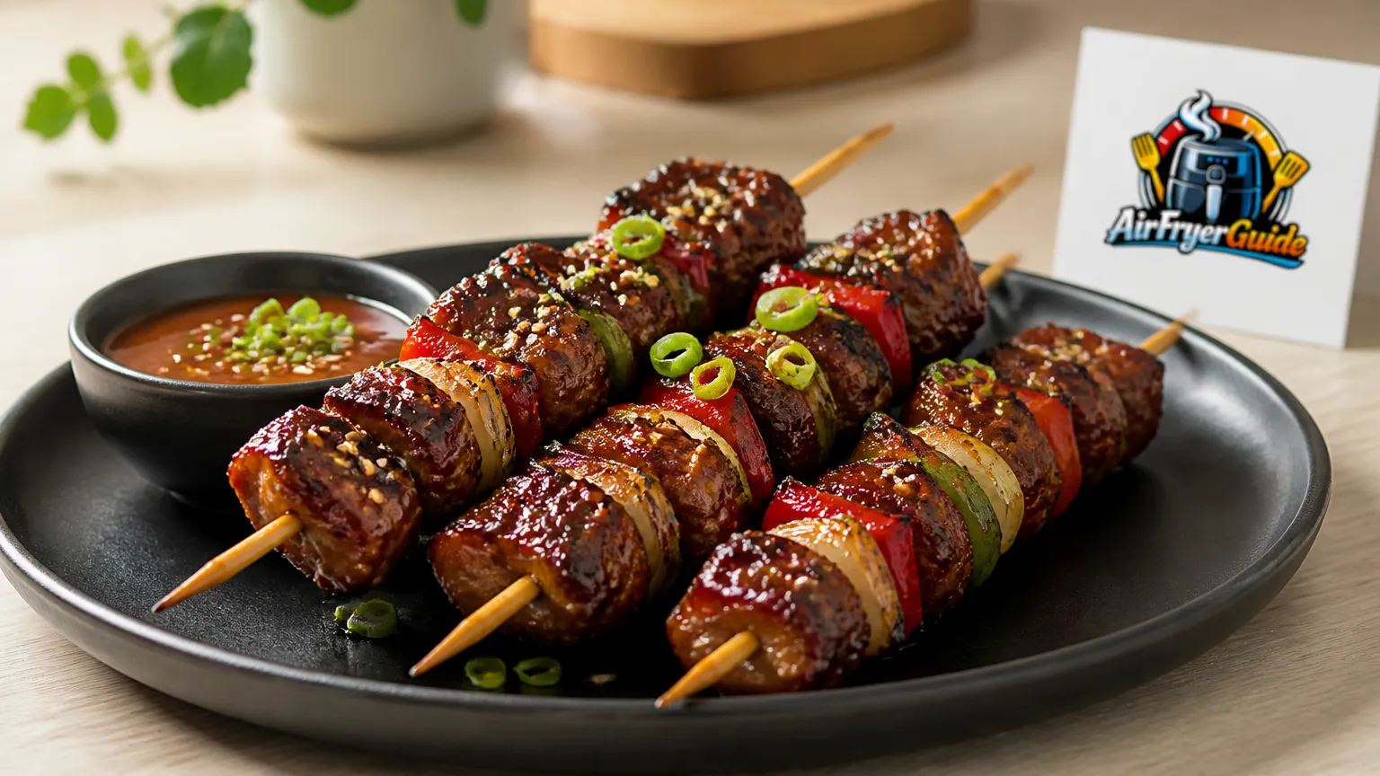 Korean BBQ Spieße im Airfryer
