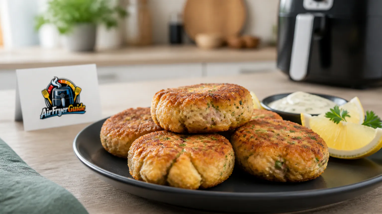 Krabbenfrikadellen im Airfryer